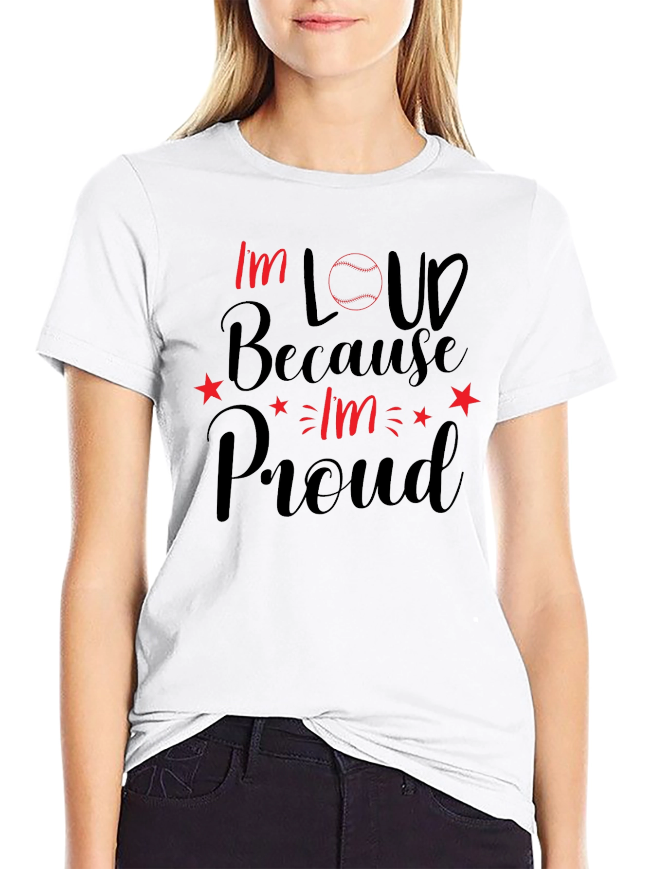 Im Loud Baseball Graphic T-Shirt