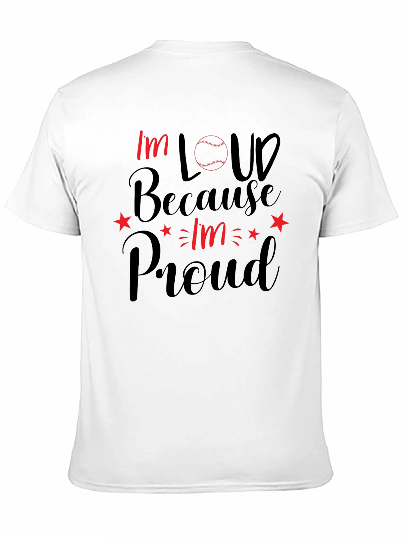 Im Loud Baseball Graphic T-Shirt