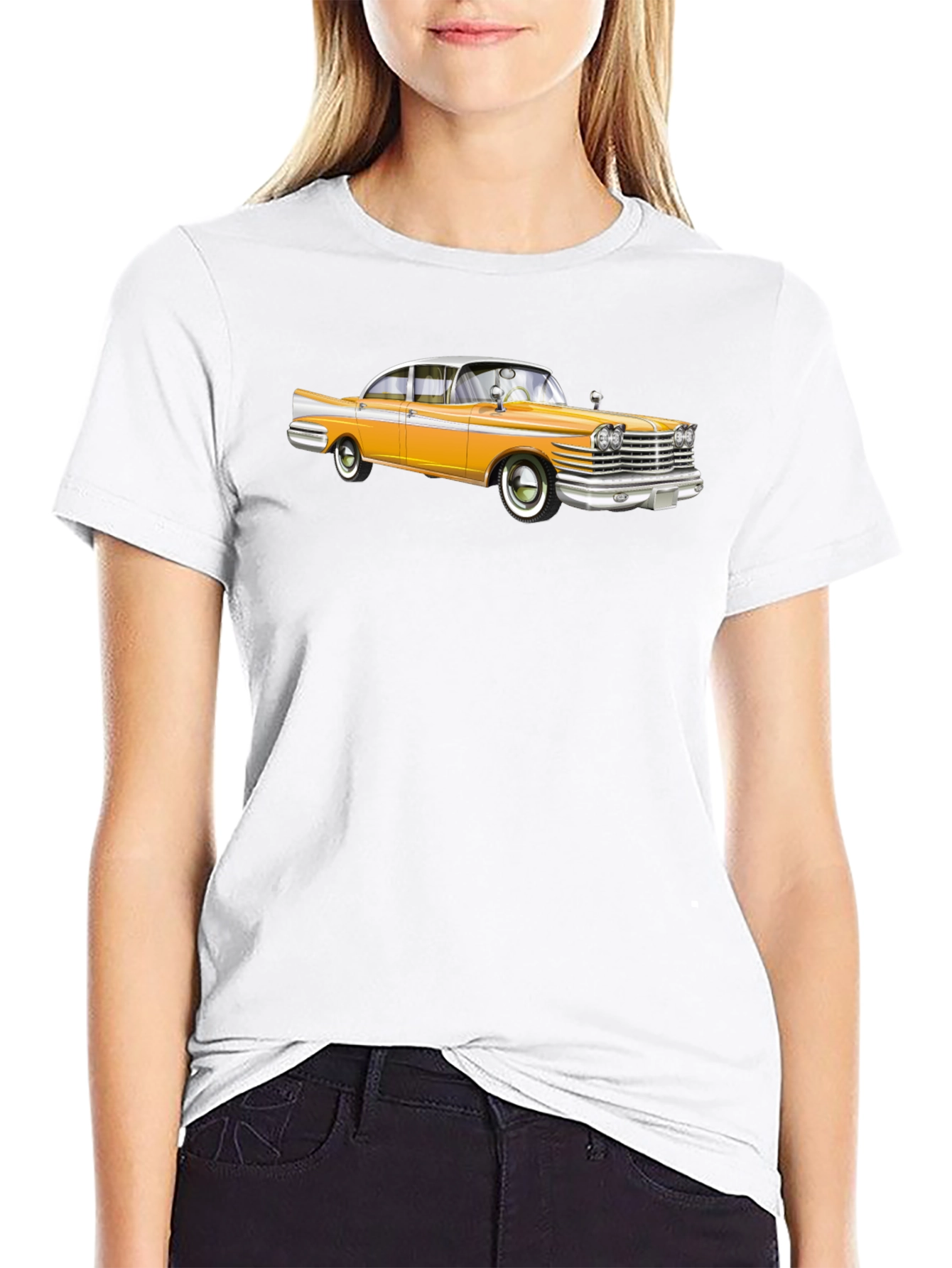 Classic Car Graphic T-Shirt - Mens Black Tee