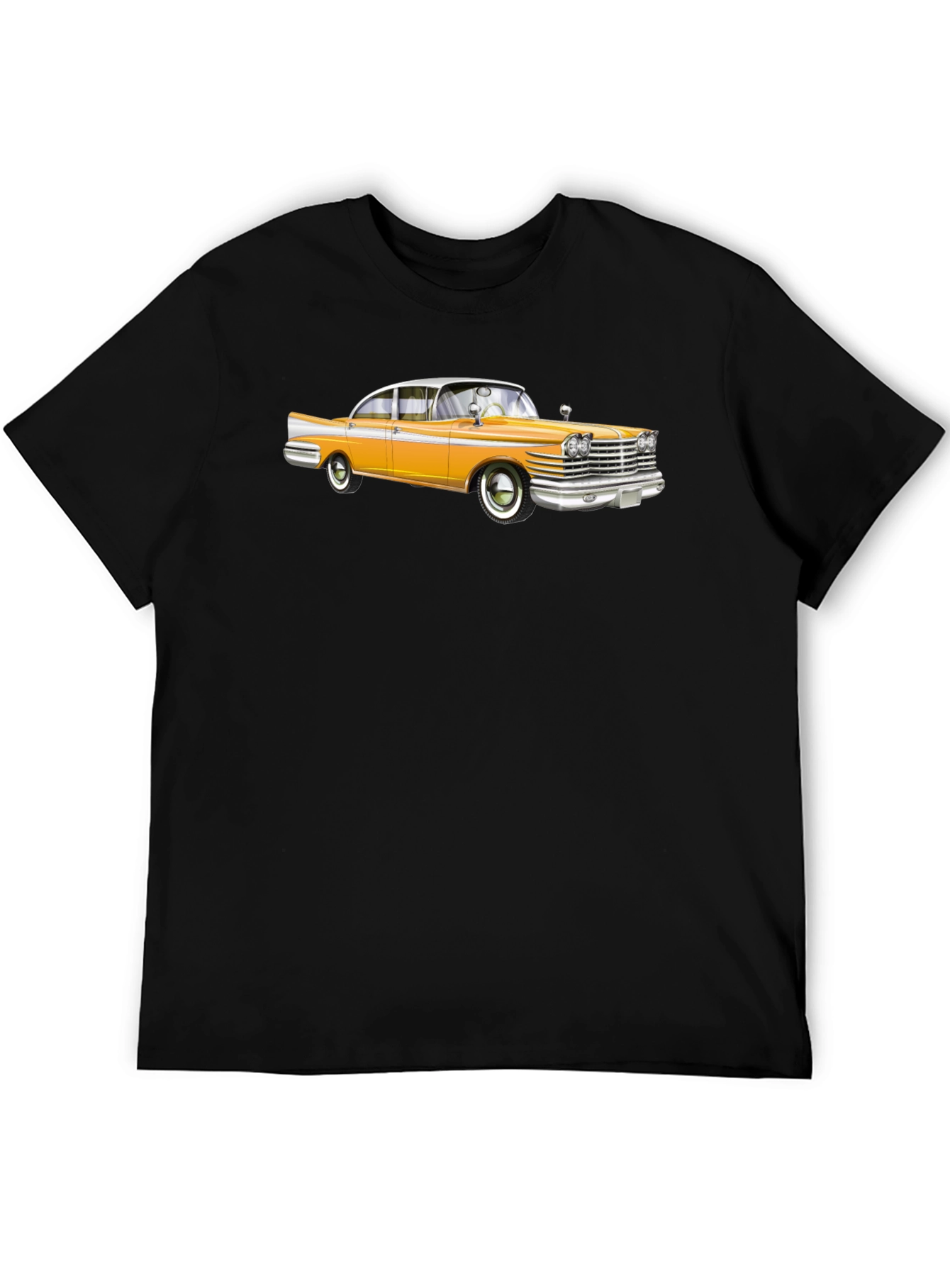 Classic Car Graphic T-Shirt - Mens Black Tee