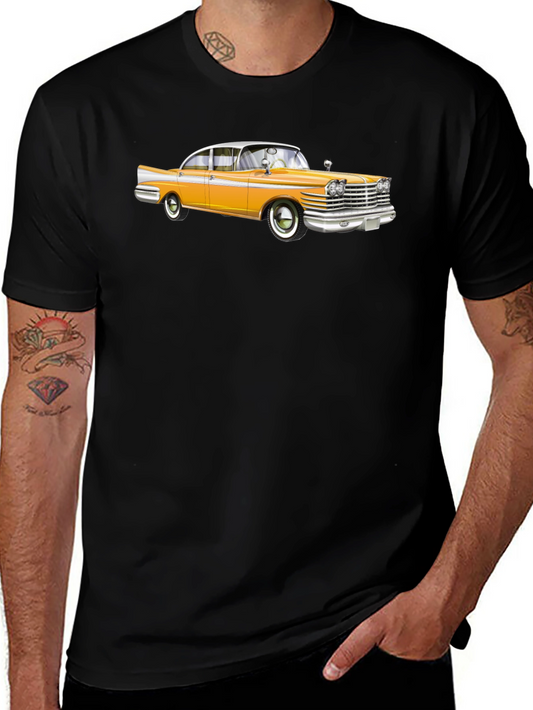 Classic Car Graphic T-Shirt - Mens Black Tee
