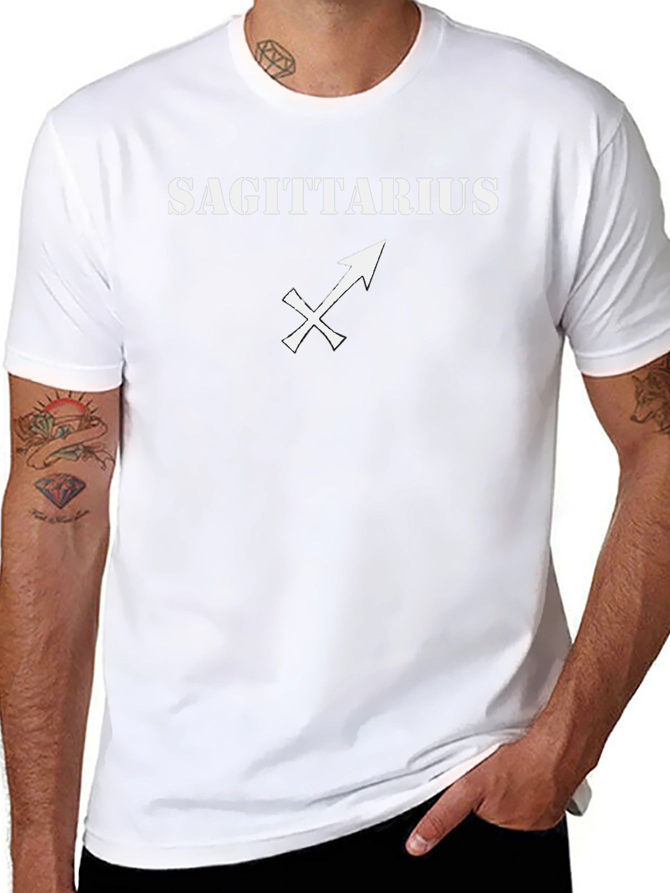 Sagittarius Zodiac Sign Graphic T-Shirt
