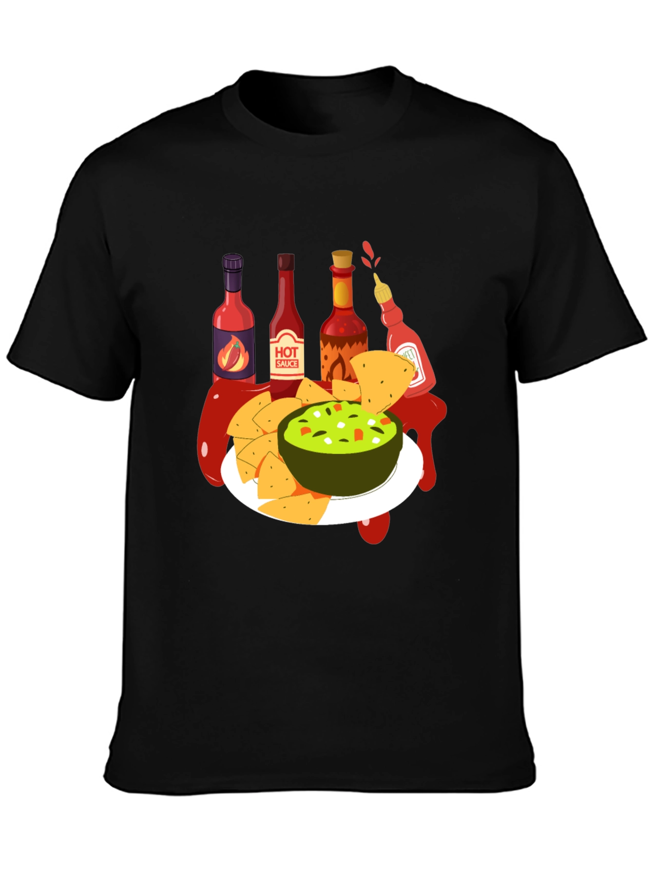Guacamole & Hot Sauce Graphic Tee
