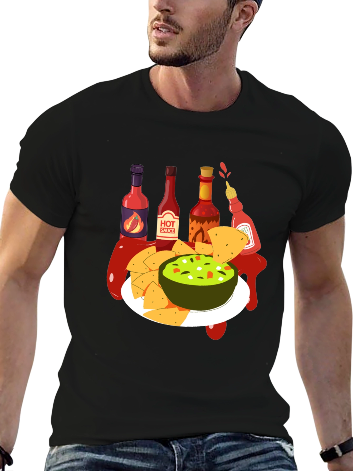 Guacamole & Hot Sauce Graphic Tee