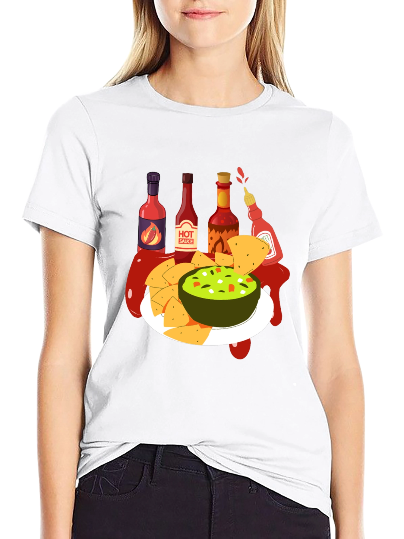 Guacamole & Hot Sauce Graphic Tee
