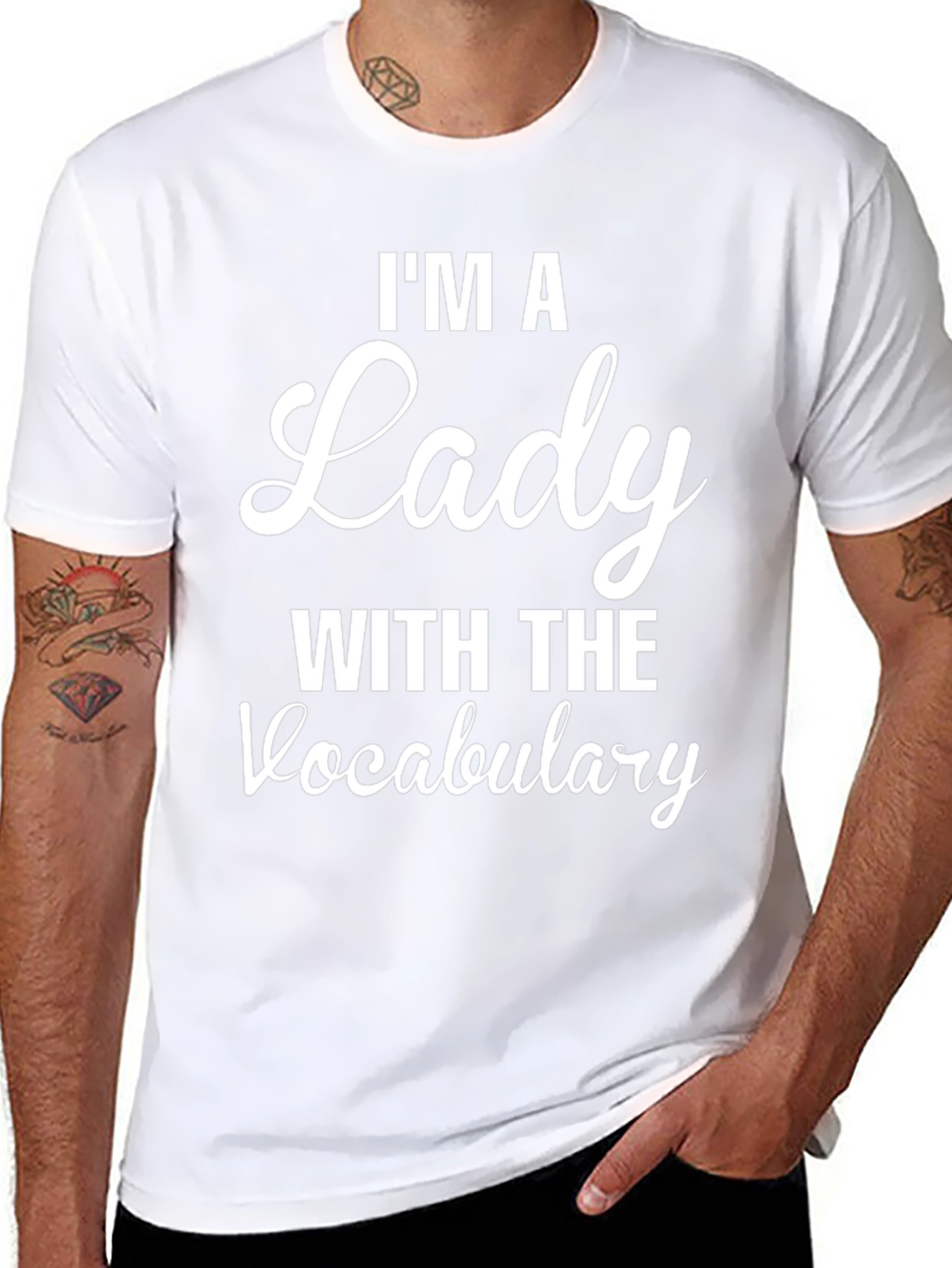 Im a Lady With the Vocabulary Graphic Tee