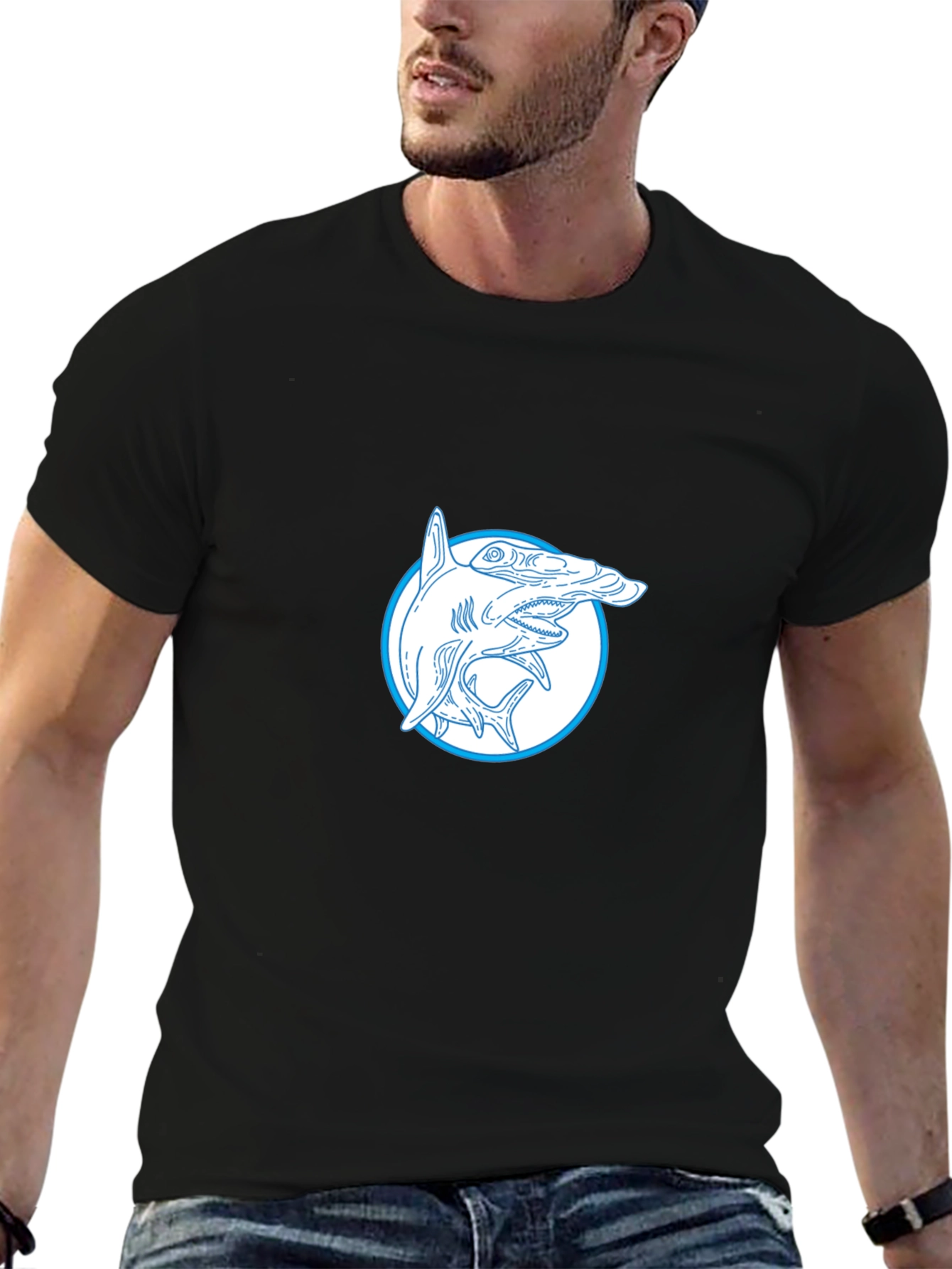 Hammerhead Shark Graphic T-Shirt