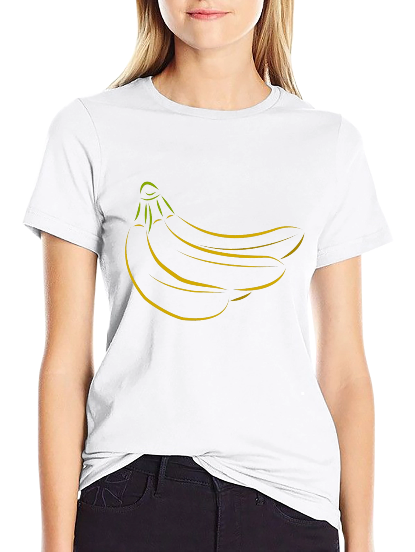 Banana Bunch Graphic Tee - Black