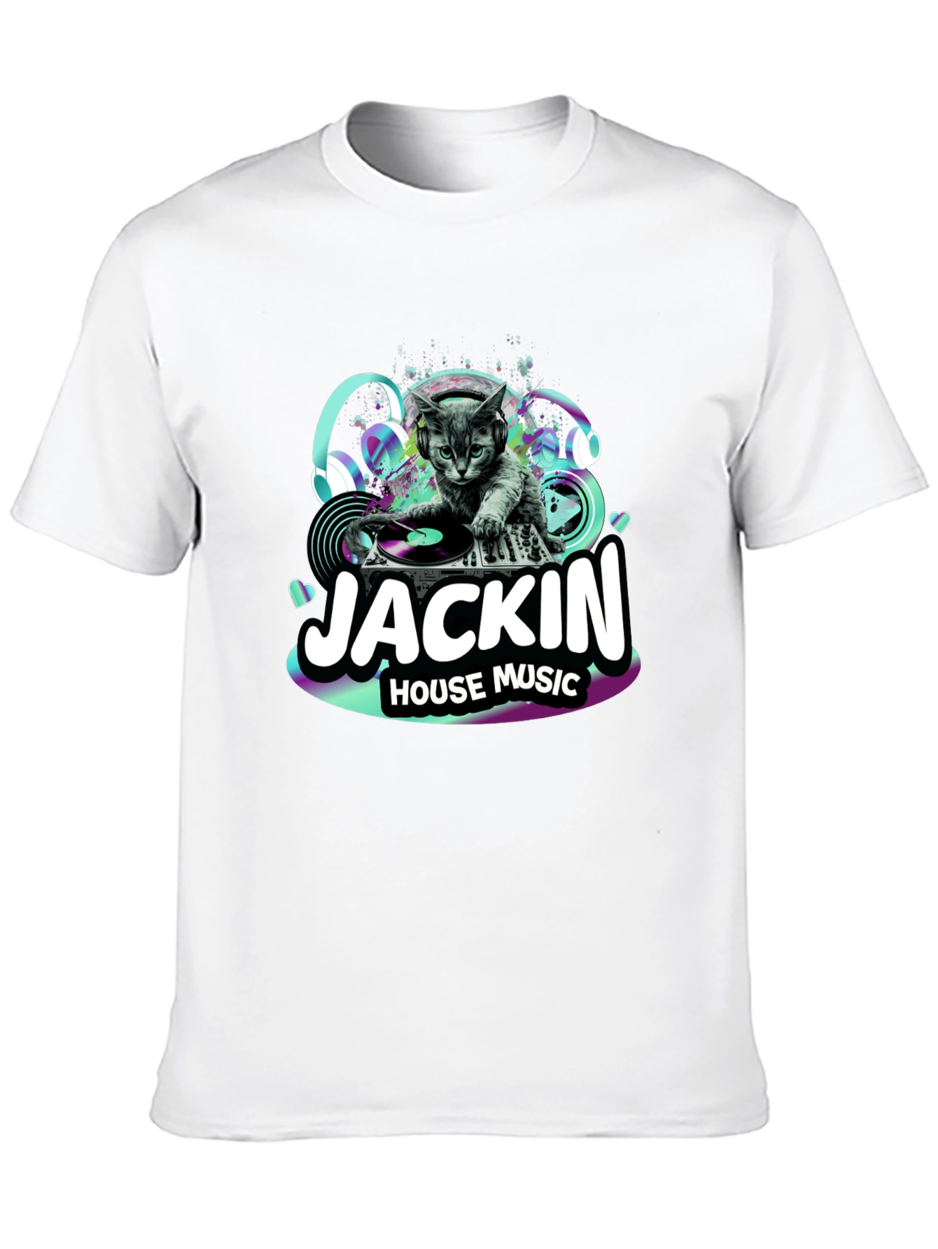 DJ Cat T-Shirt - Jackin House Music