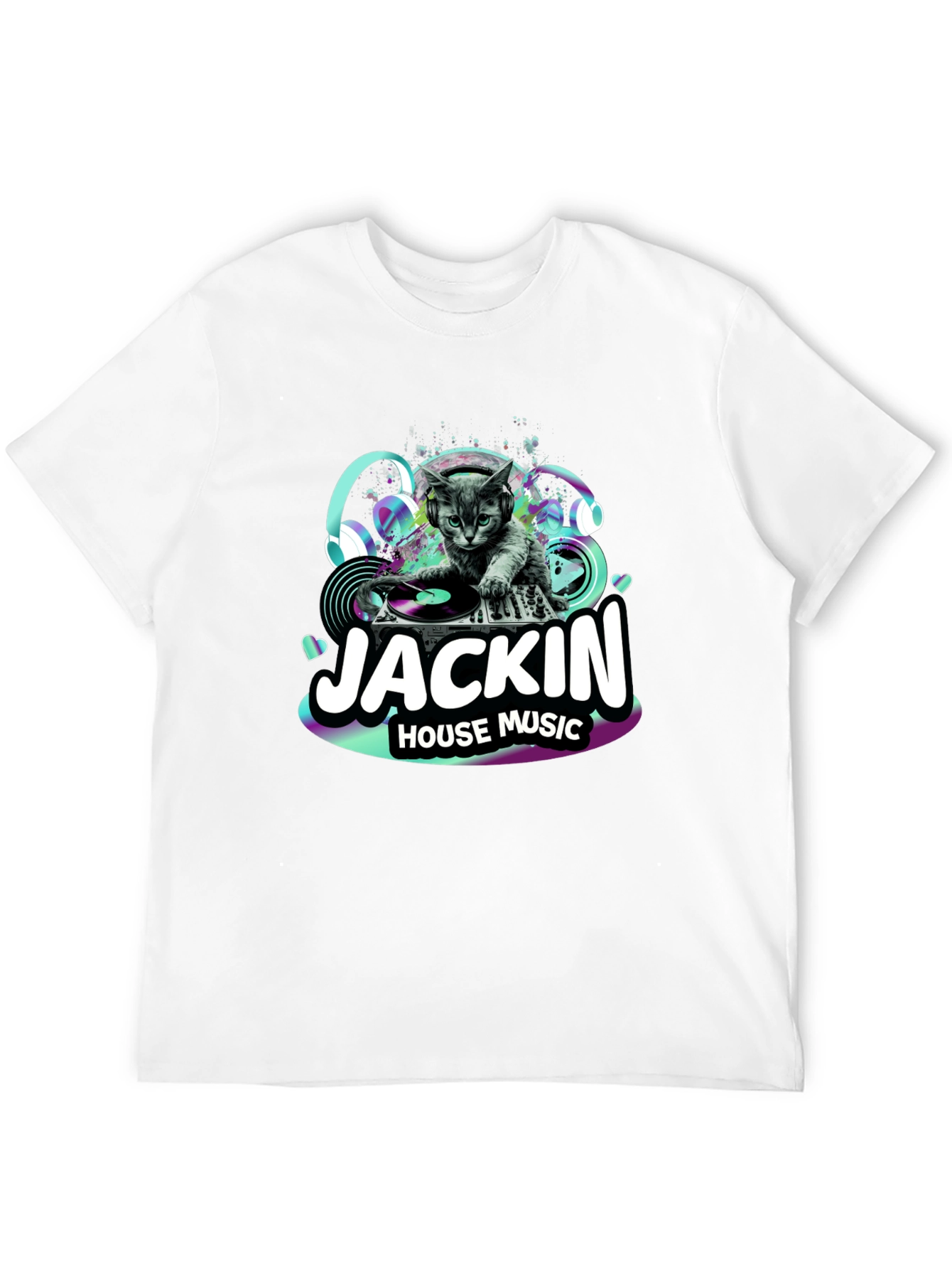 DJ Cat T-Shirt - Jackin House Music