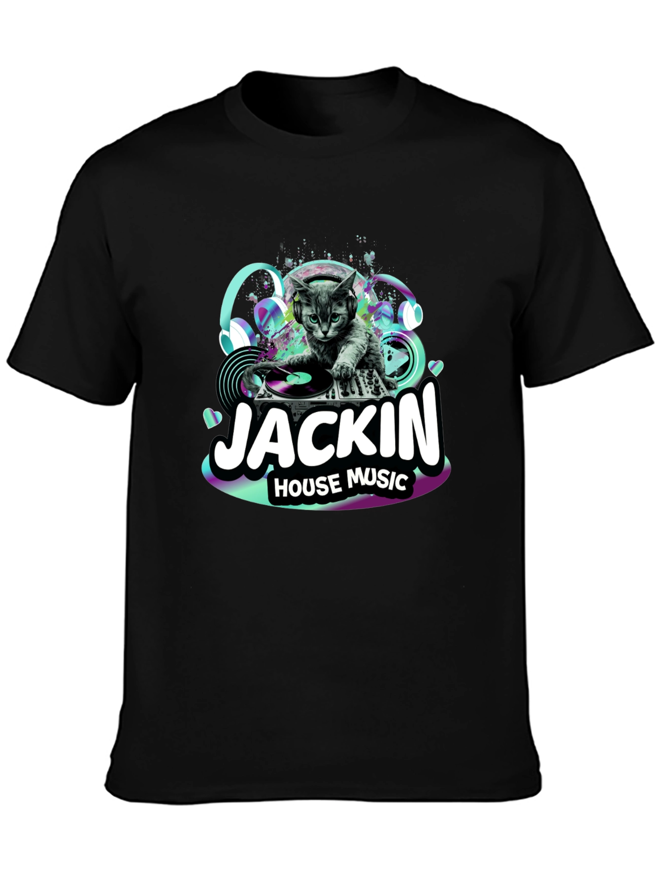 DJ Cat T-Shirt - Jackin House Music