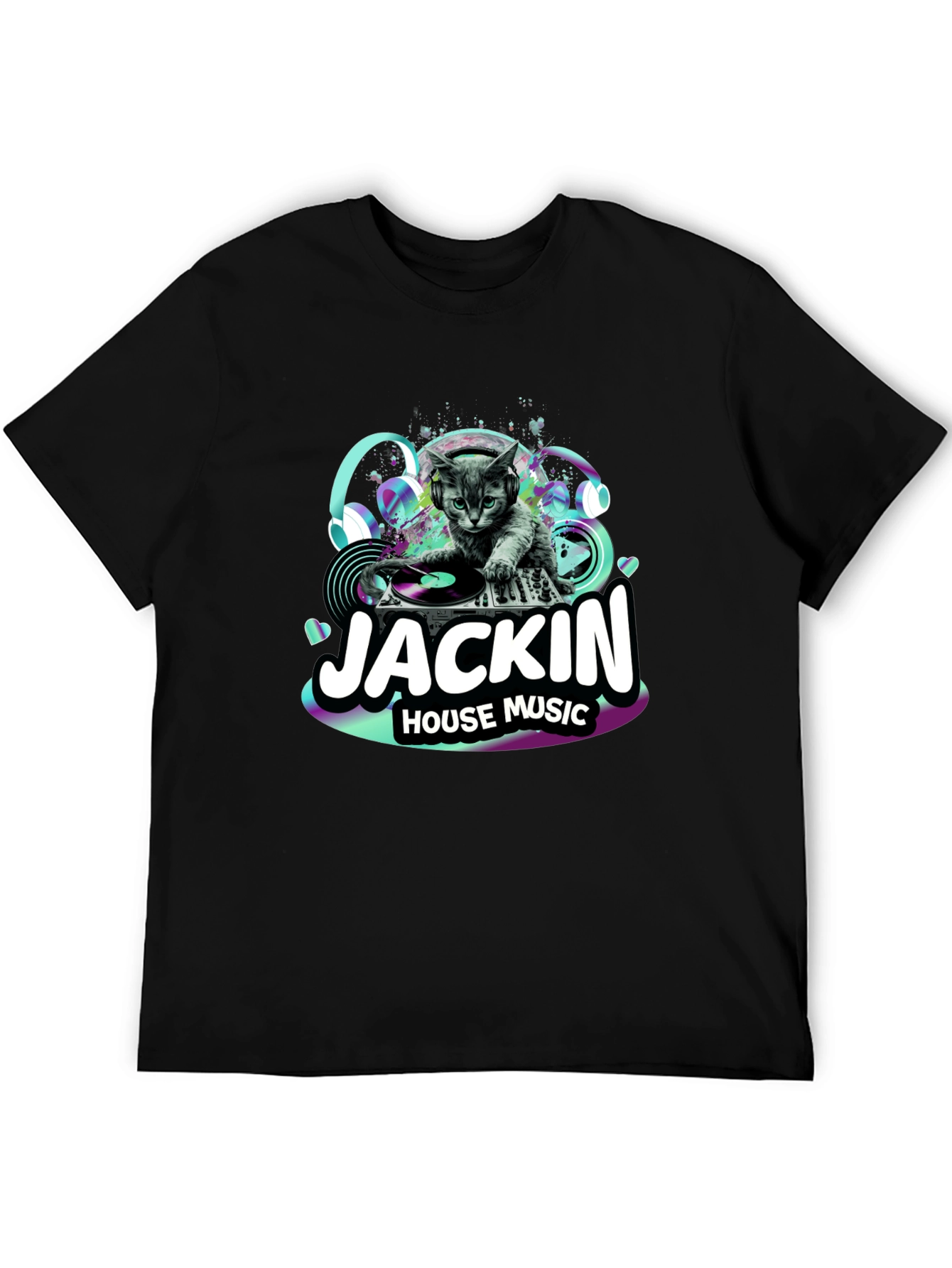 DJ Cat T-Shirt - Jackin House Music