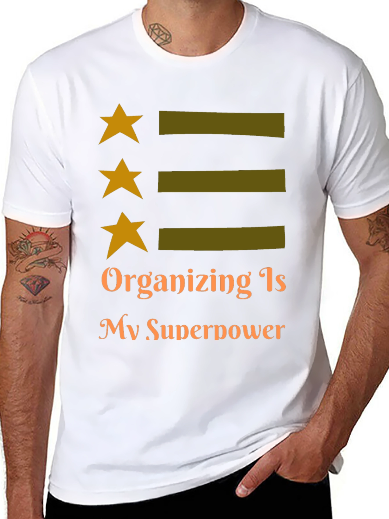 Organizing is My Superpower Tee