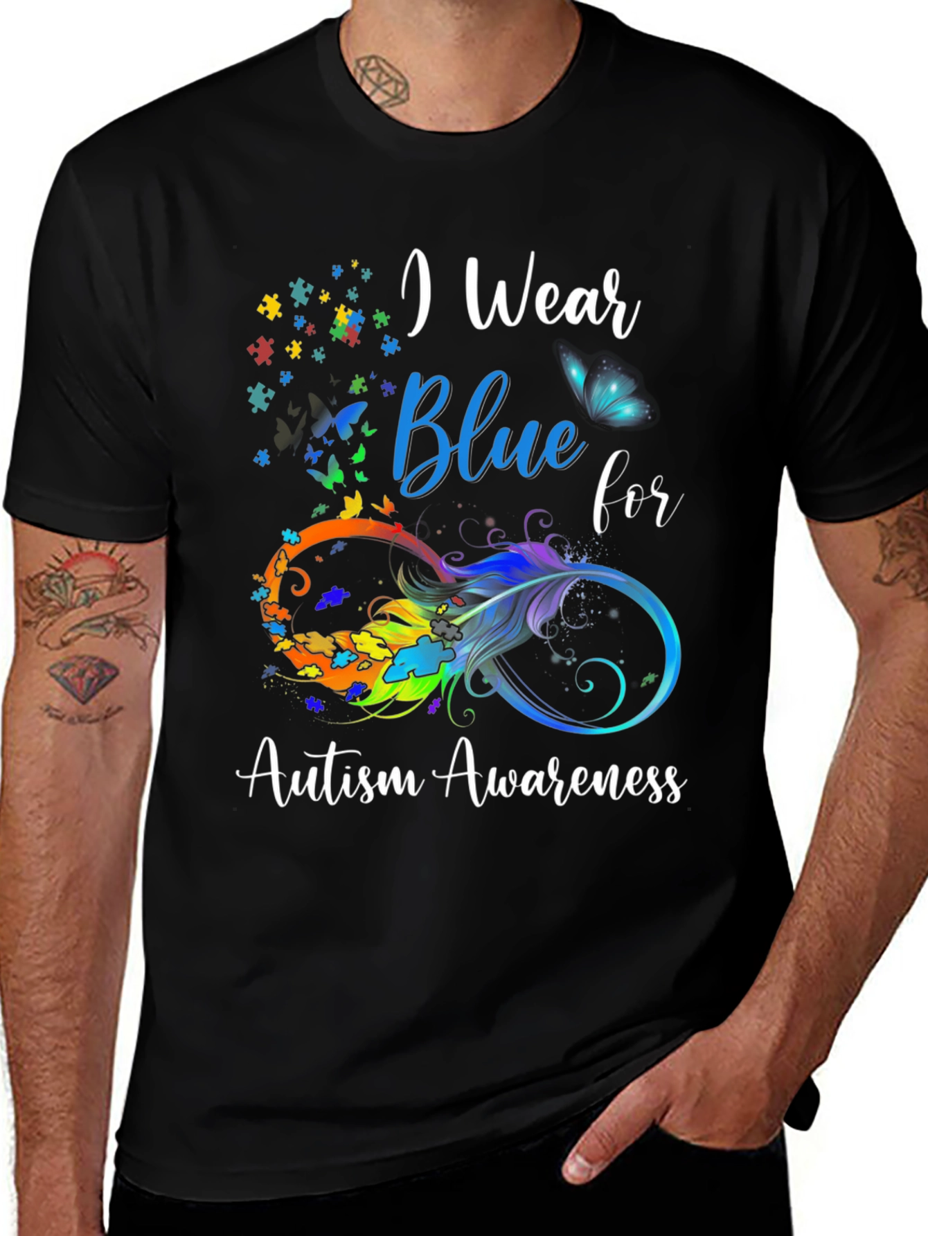 Autism Awareness Infinity Symbol T-Shirt