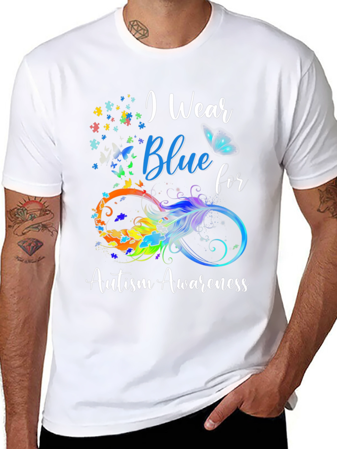 Autism Awareness Infinity Symbol T-Shirt