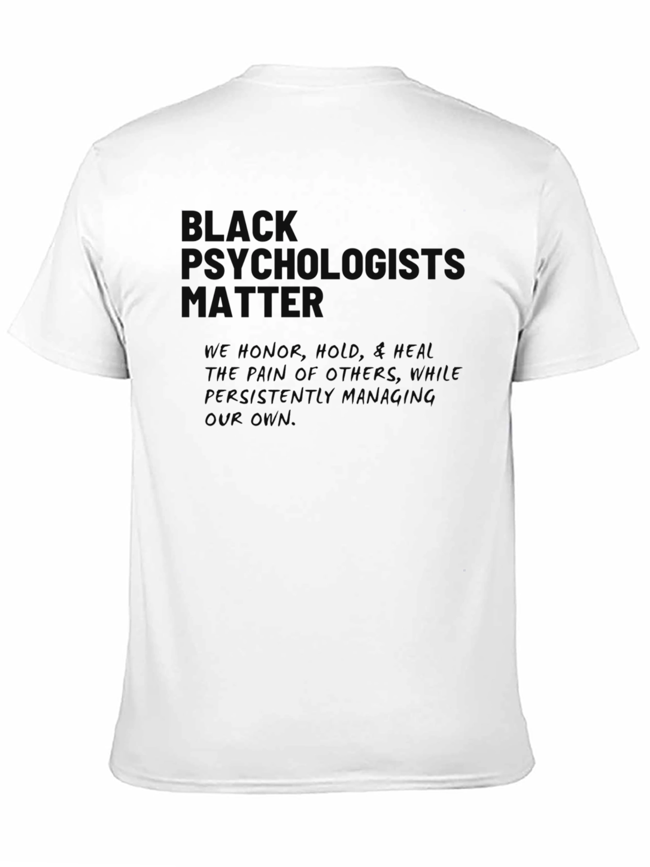 Black Psychologist Matter T-Shirt