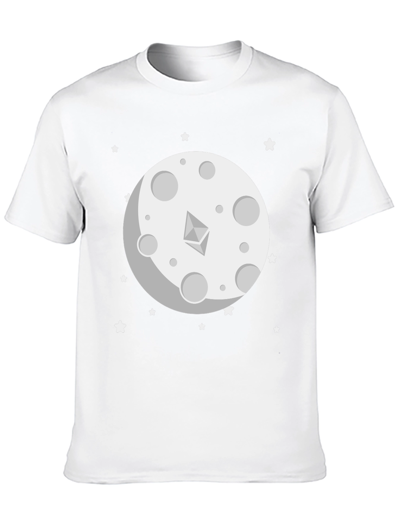 Ethereum Moon Graphic T-Shirt - Crypto Fashion