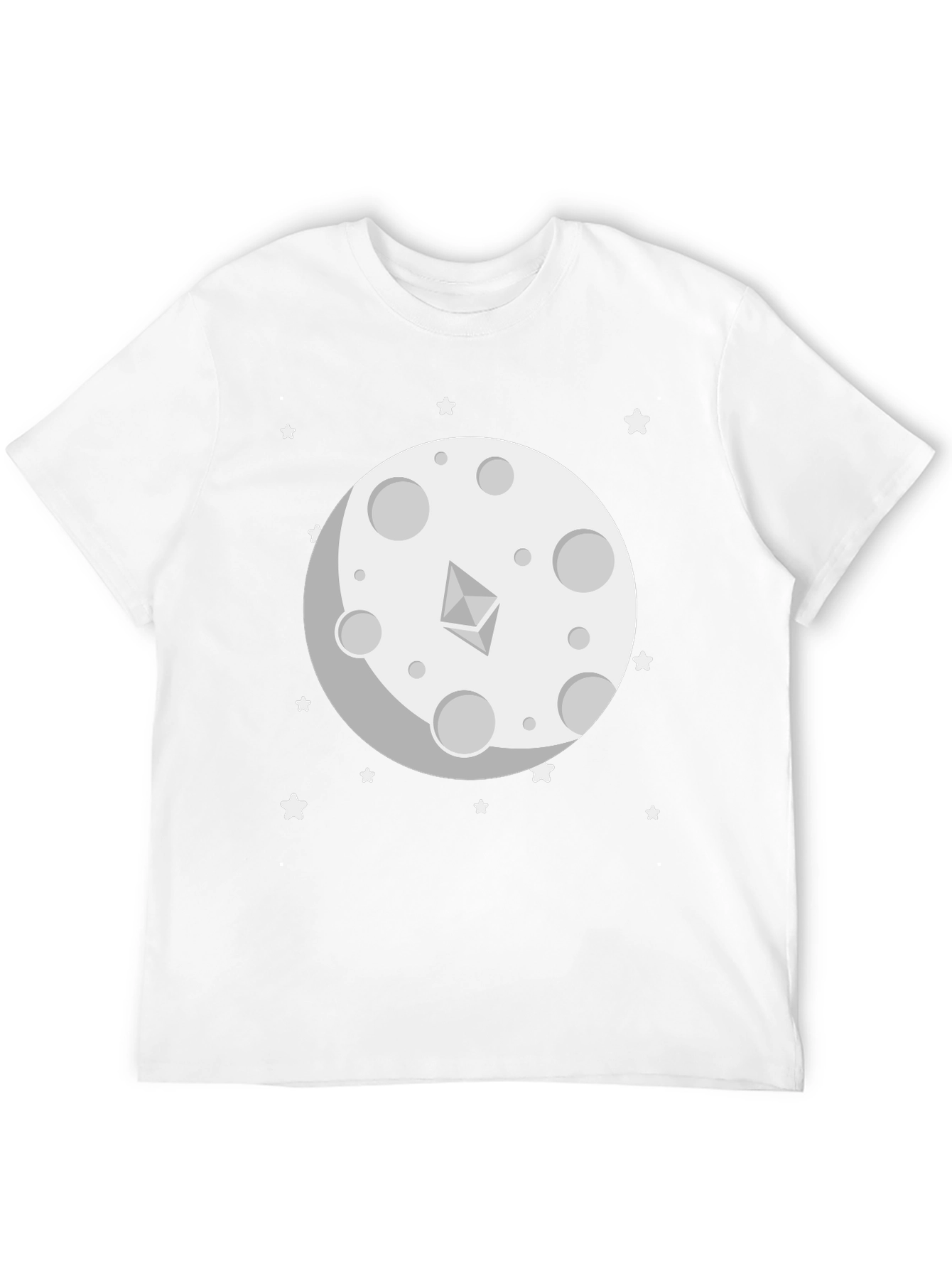 Ethereum Moon Graphic T-Shirt - Crypto Fashion