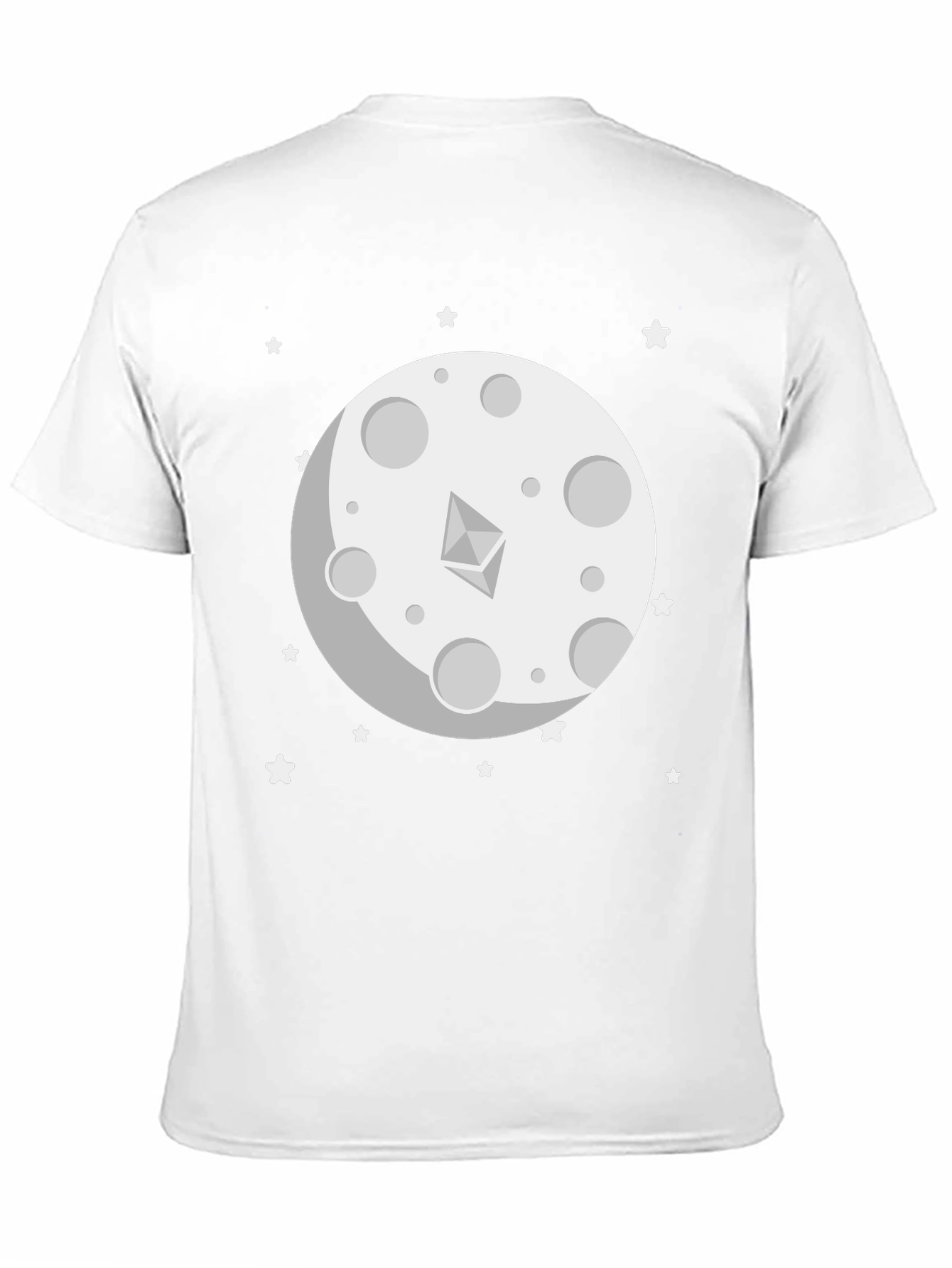 Ethereum Moon Graphic T-Shirt - Crypto Fashion