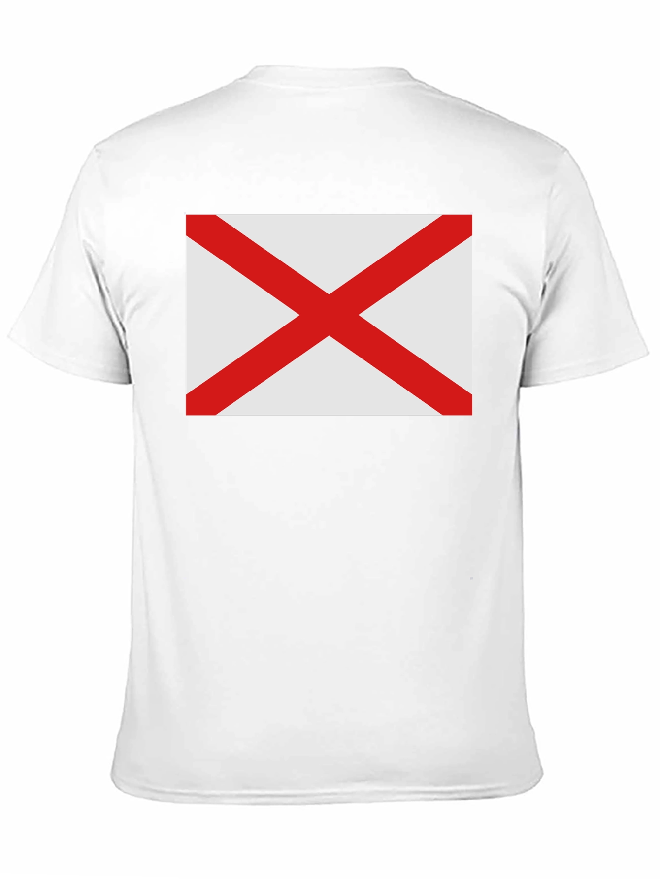 Alabama Flag Graphic Tee - Black Cotton Comfort