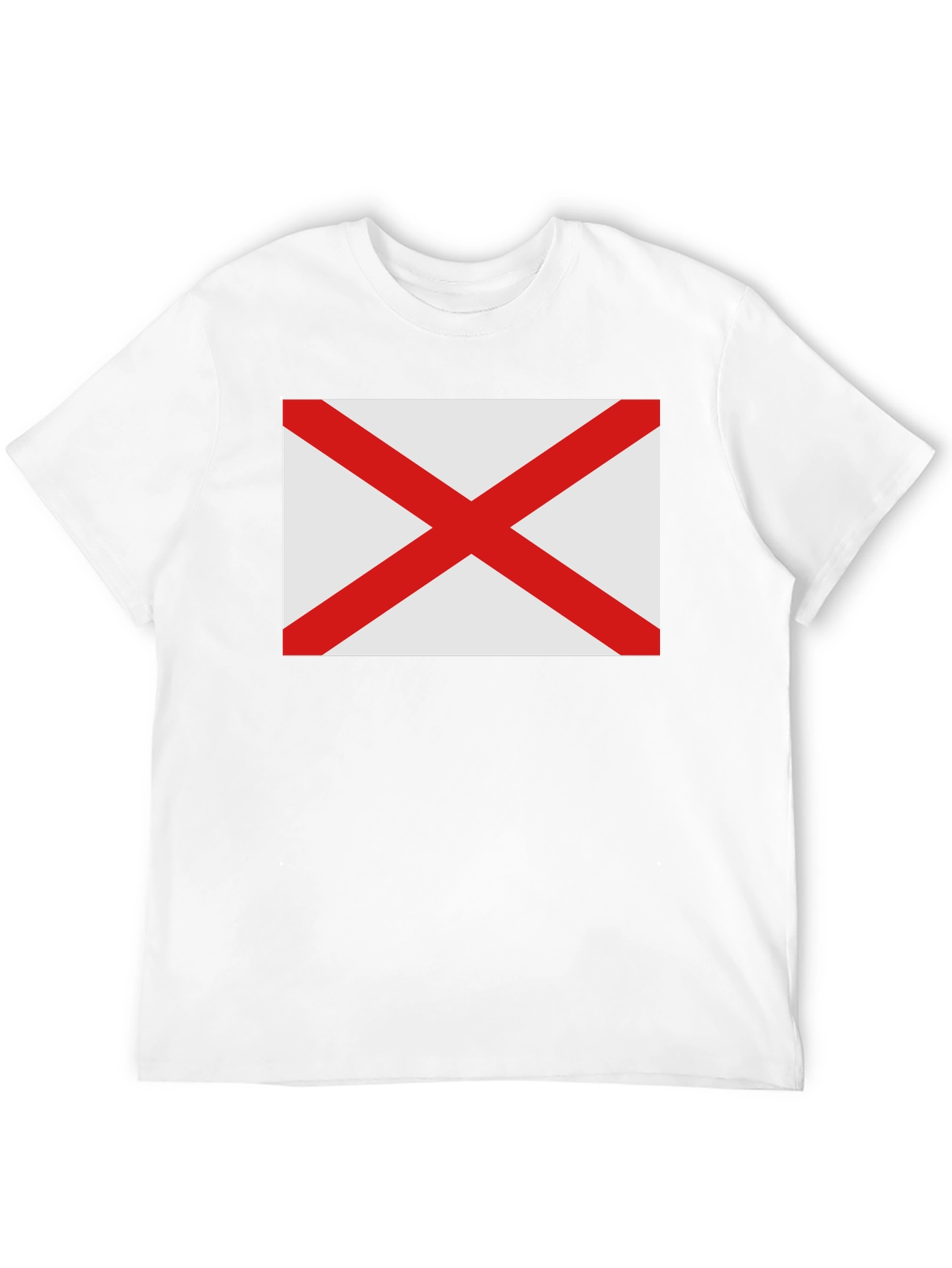 Alabama Flag Graphic Tee - Black Cotton Comfort