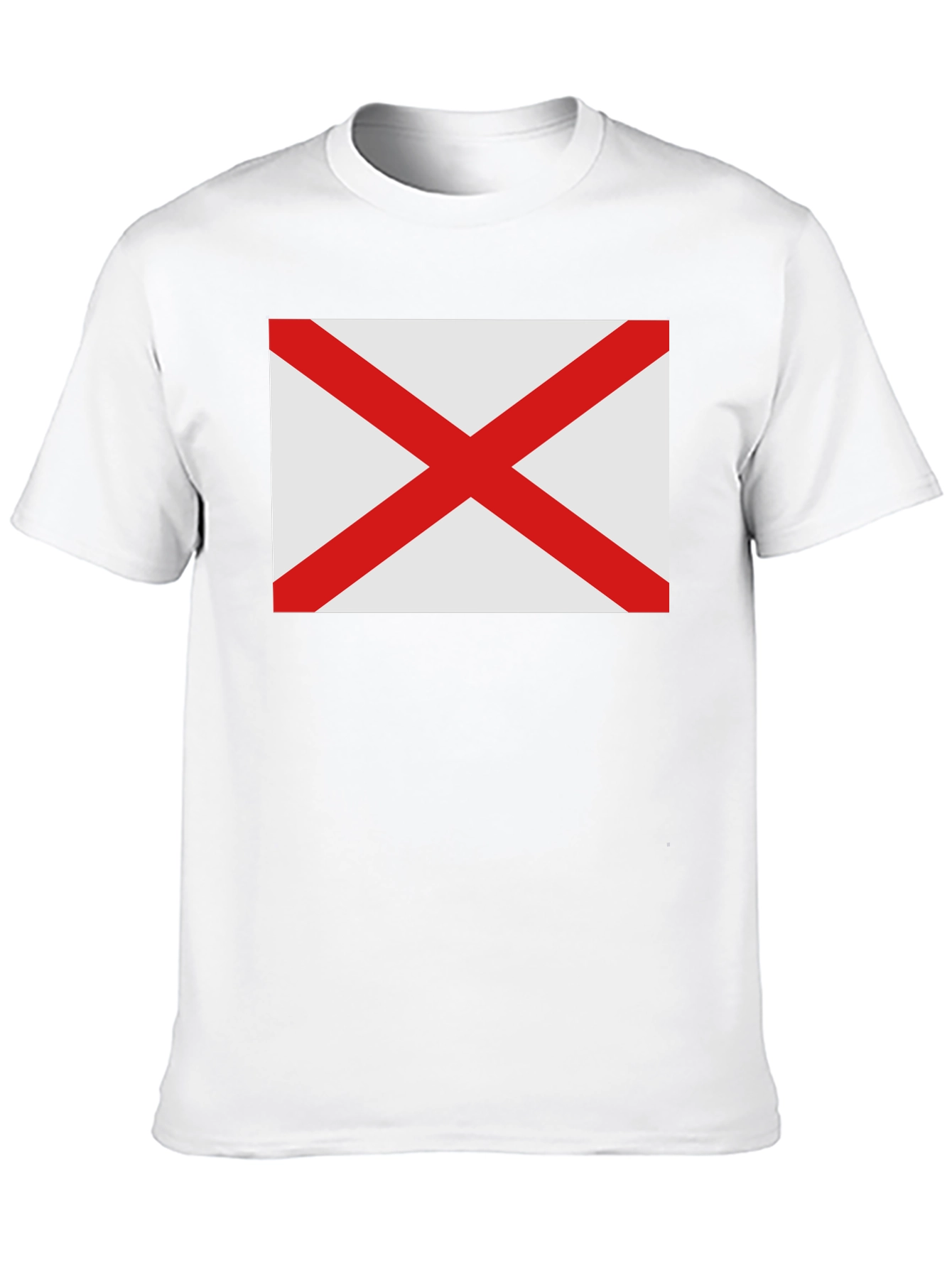 Alabama Flag Graphic Tee - Black Cotton Comfort