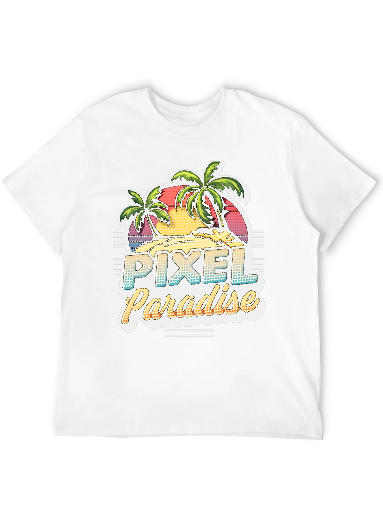Pixel Paradise Retro Graphic Tee