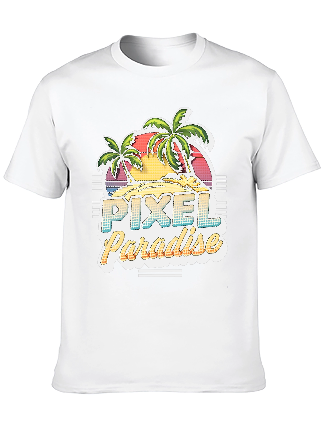 Pixel Paradise Retro Graphic Tee