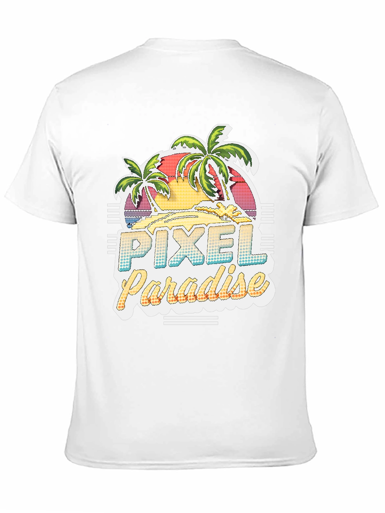 Pixel Paradise Retro Graphic Tee