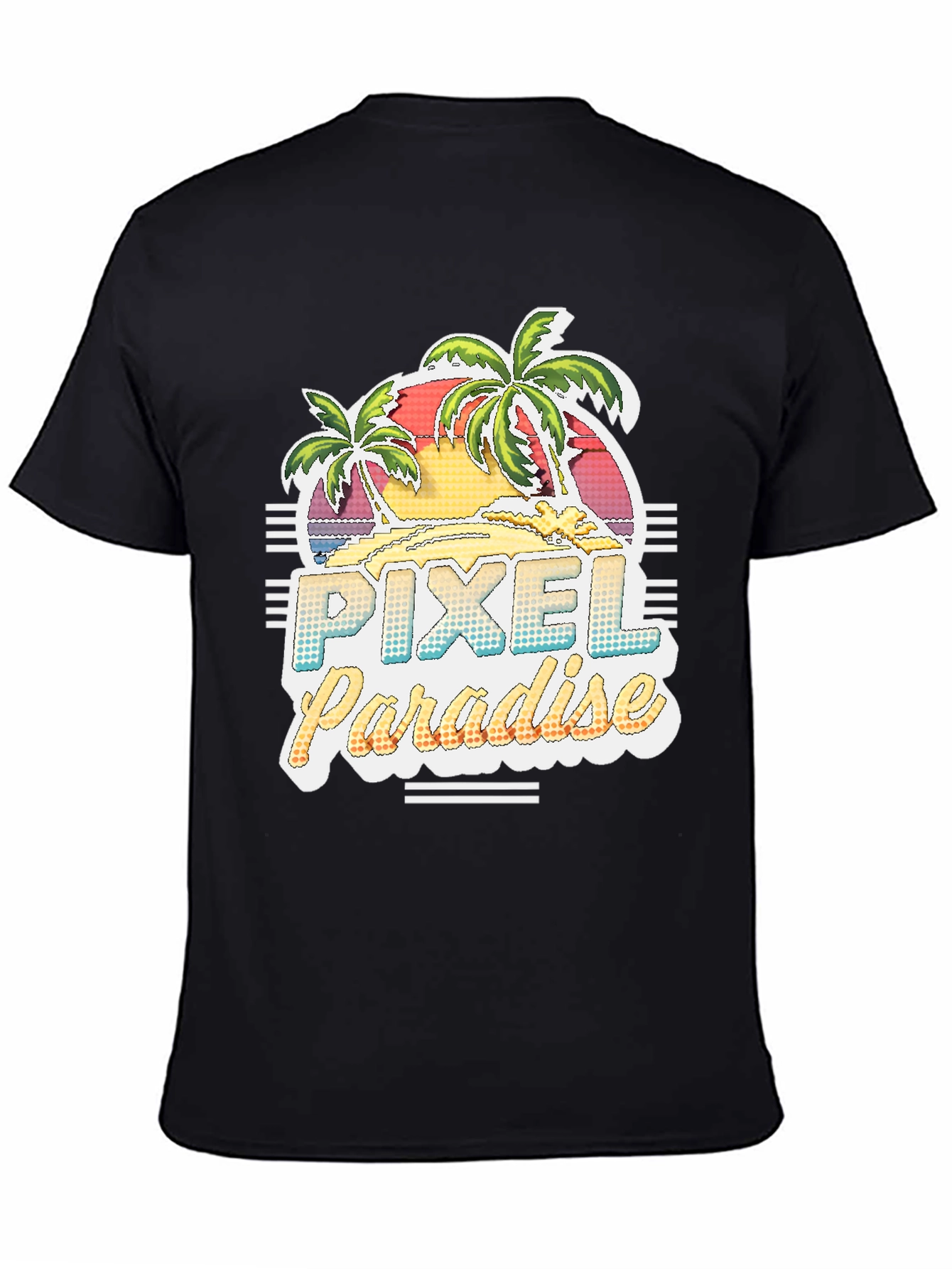 Pixel Paradise Retro Graphic Tee