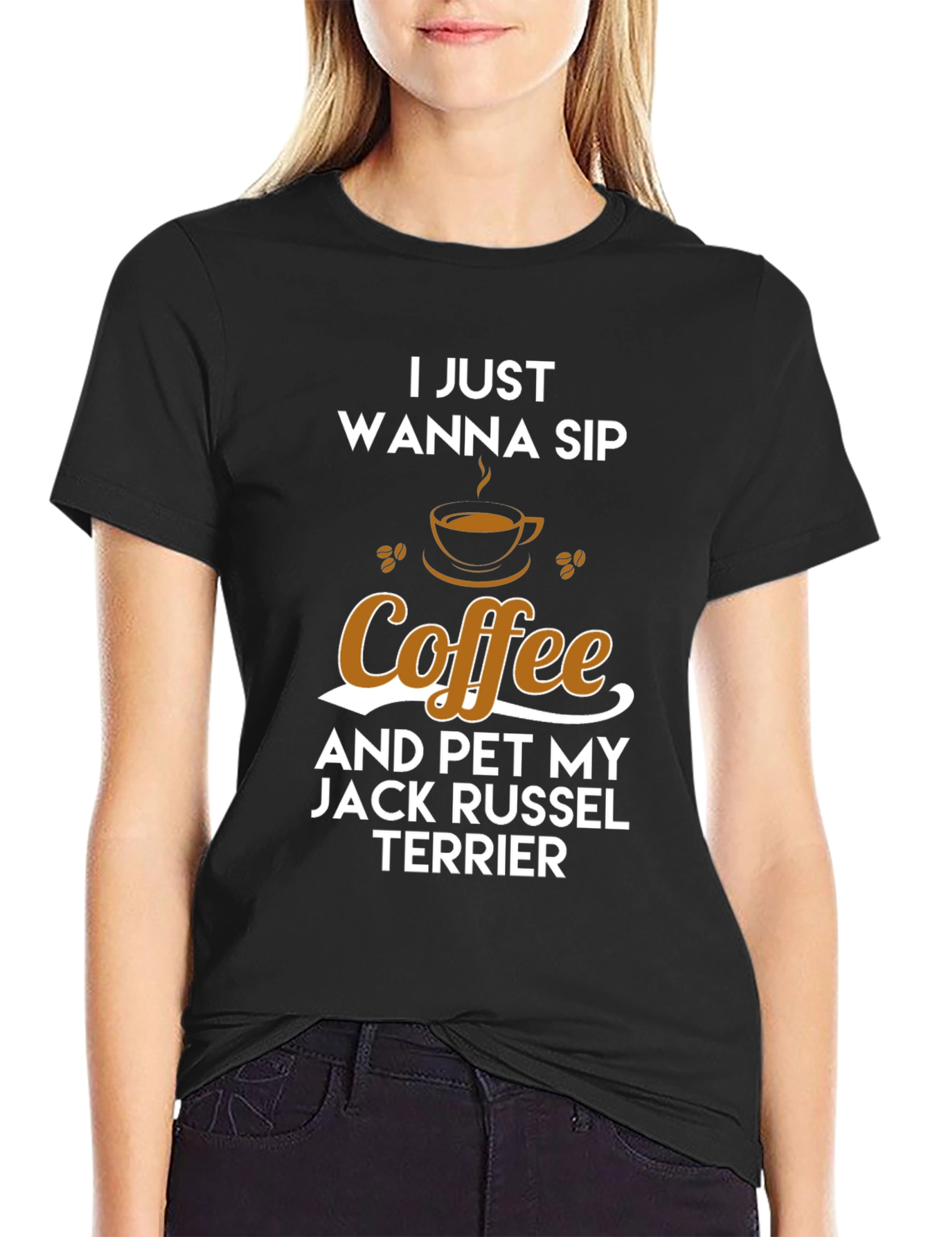 Coffee & Jack Russel Terrier T-Shirt