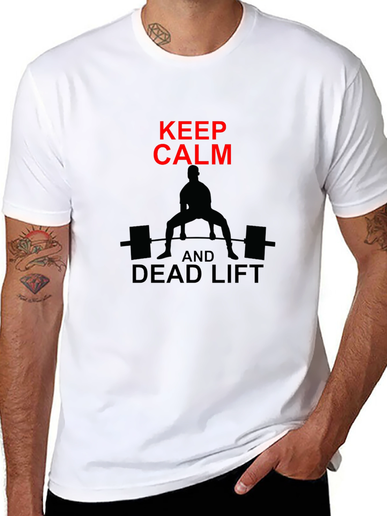 Keep Calm Deadlift T-Shirt Gym Workout