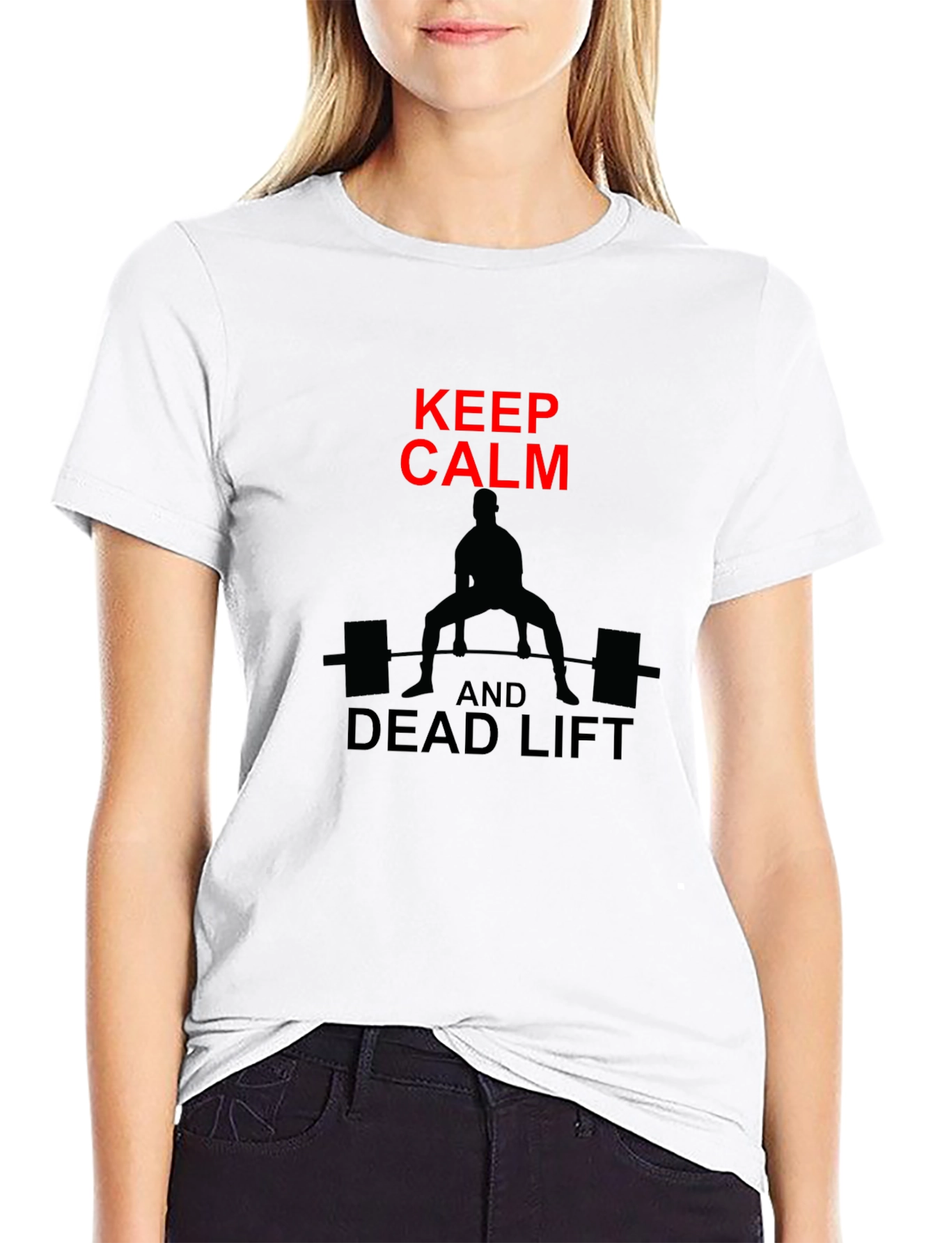 Keep Calm Deadlift T-Shirt Gym Workout