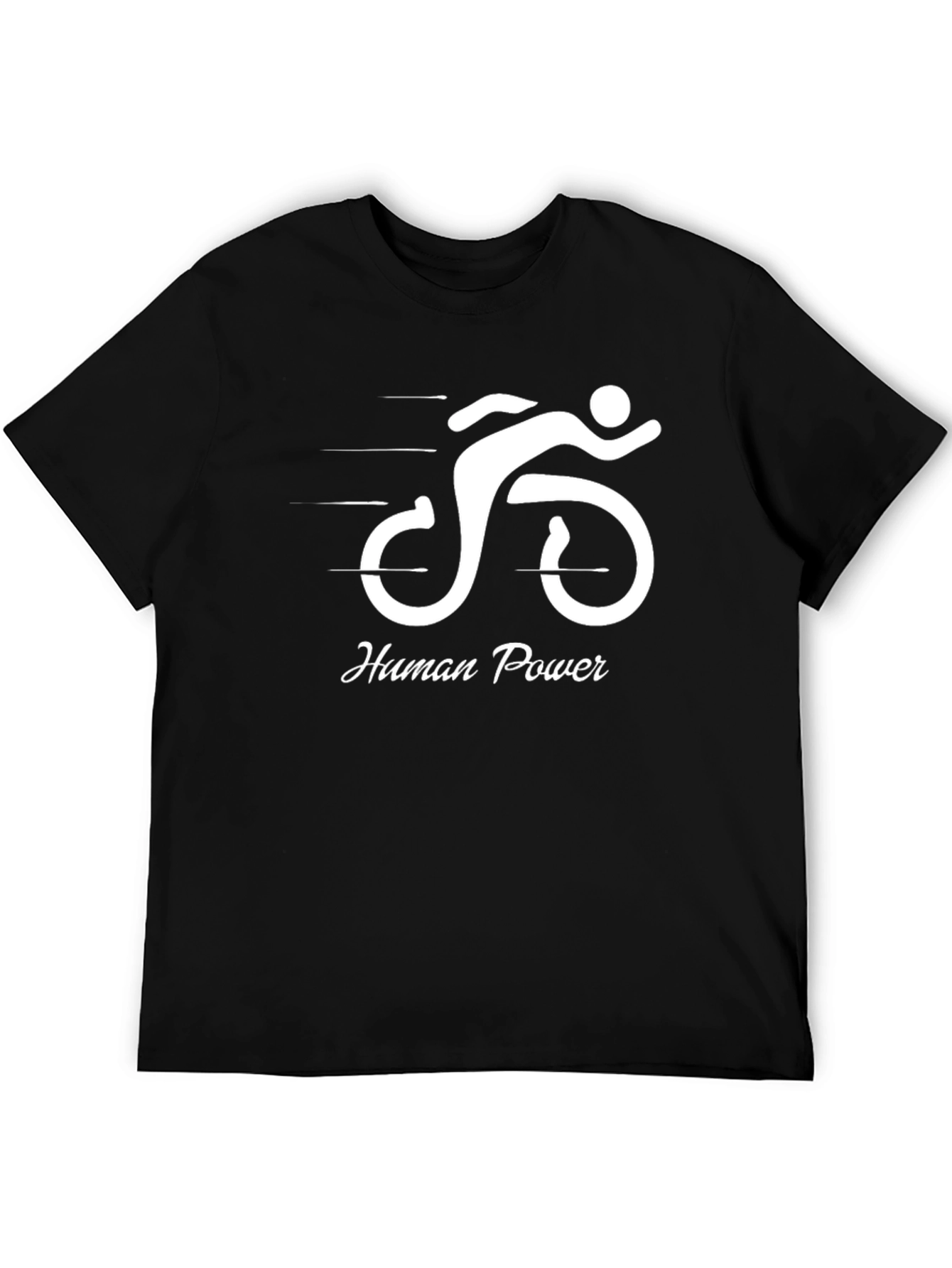 Human Powered Bicycle T-Shirt - Eco-Friendly Design