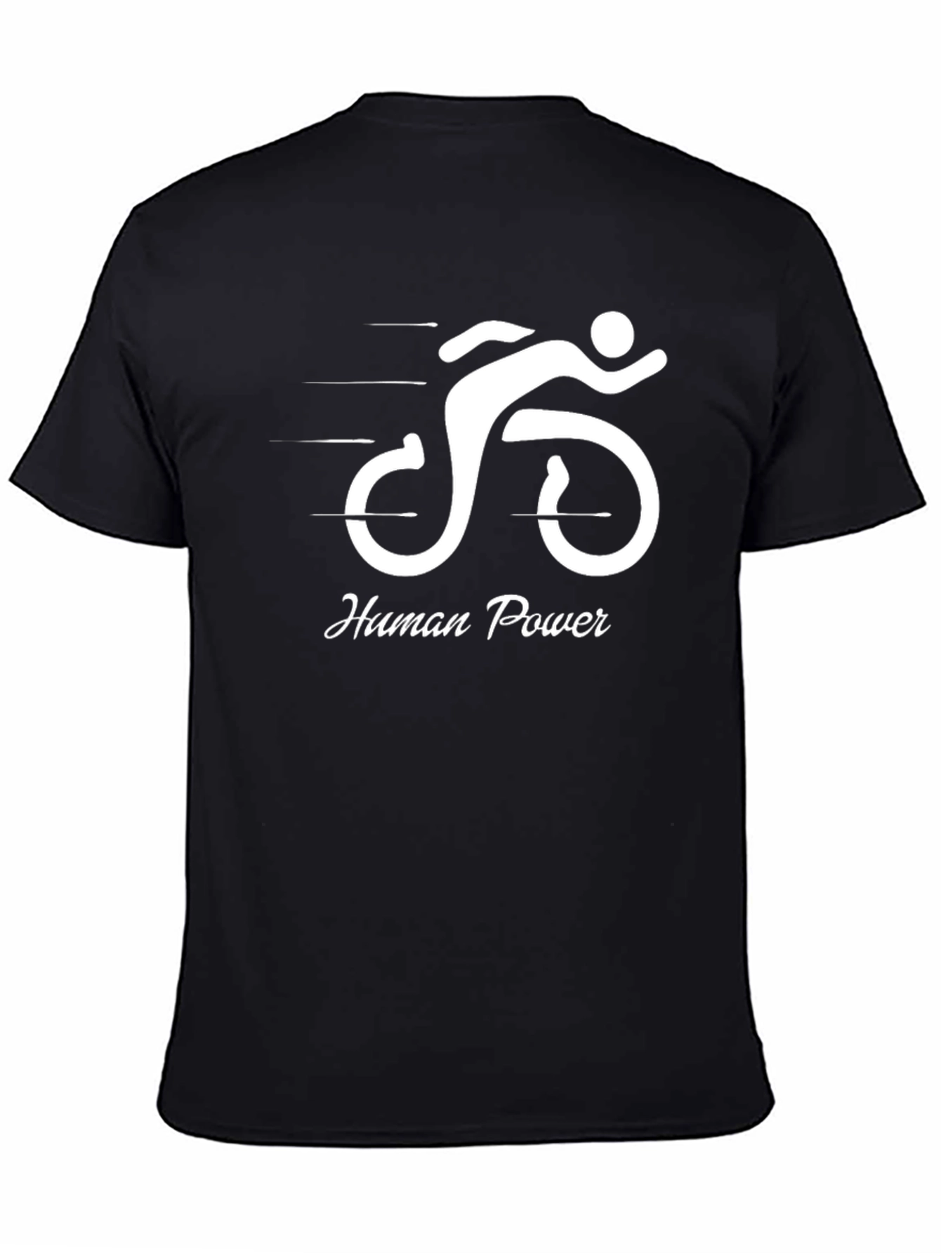 Human Powered Bicycle T-Shirt - Eco-Friendly Design