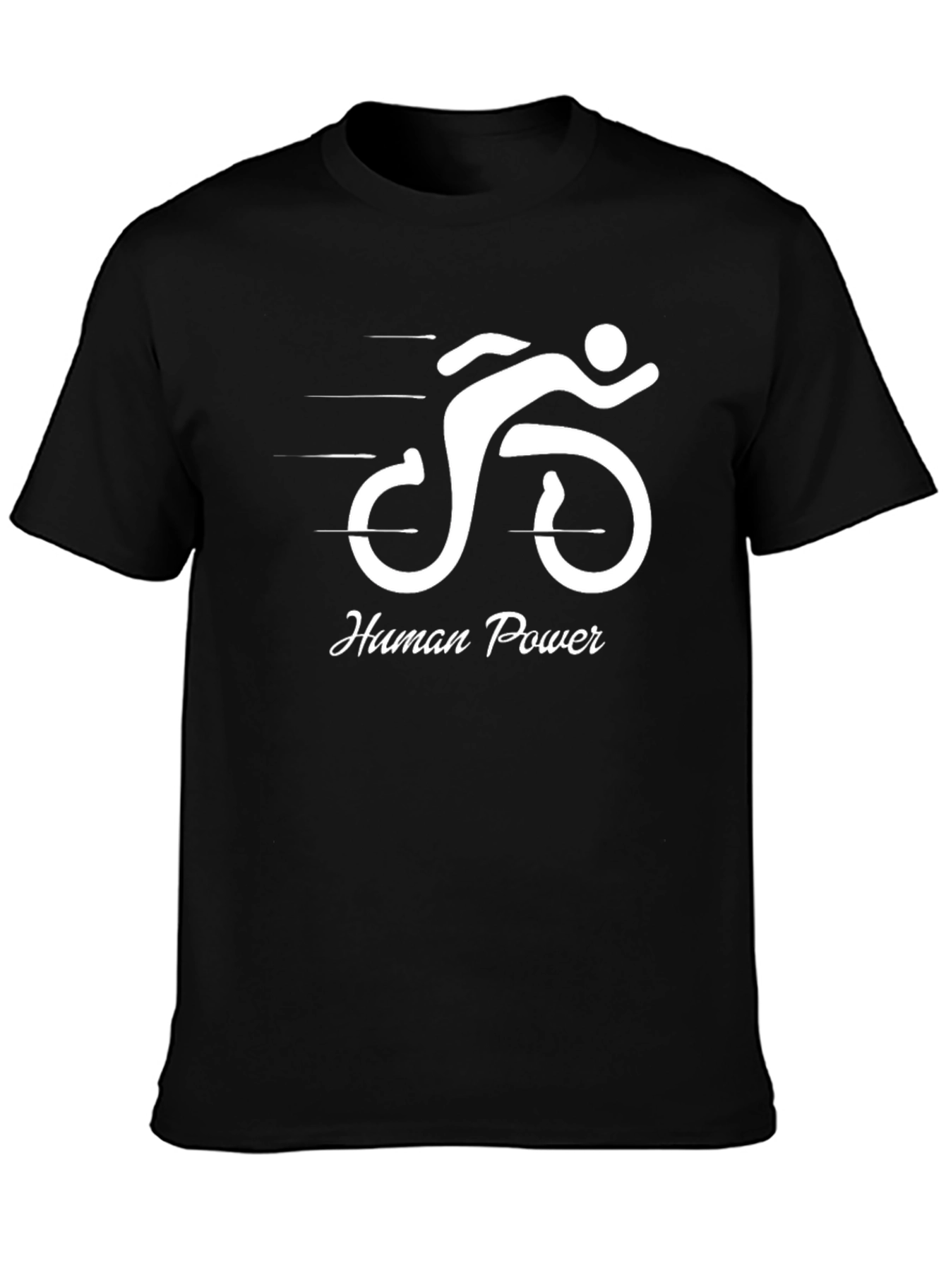 Human Powered Bicycle T-Shirt - Eco-Friendly Design