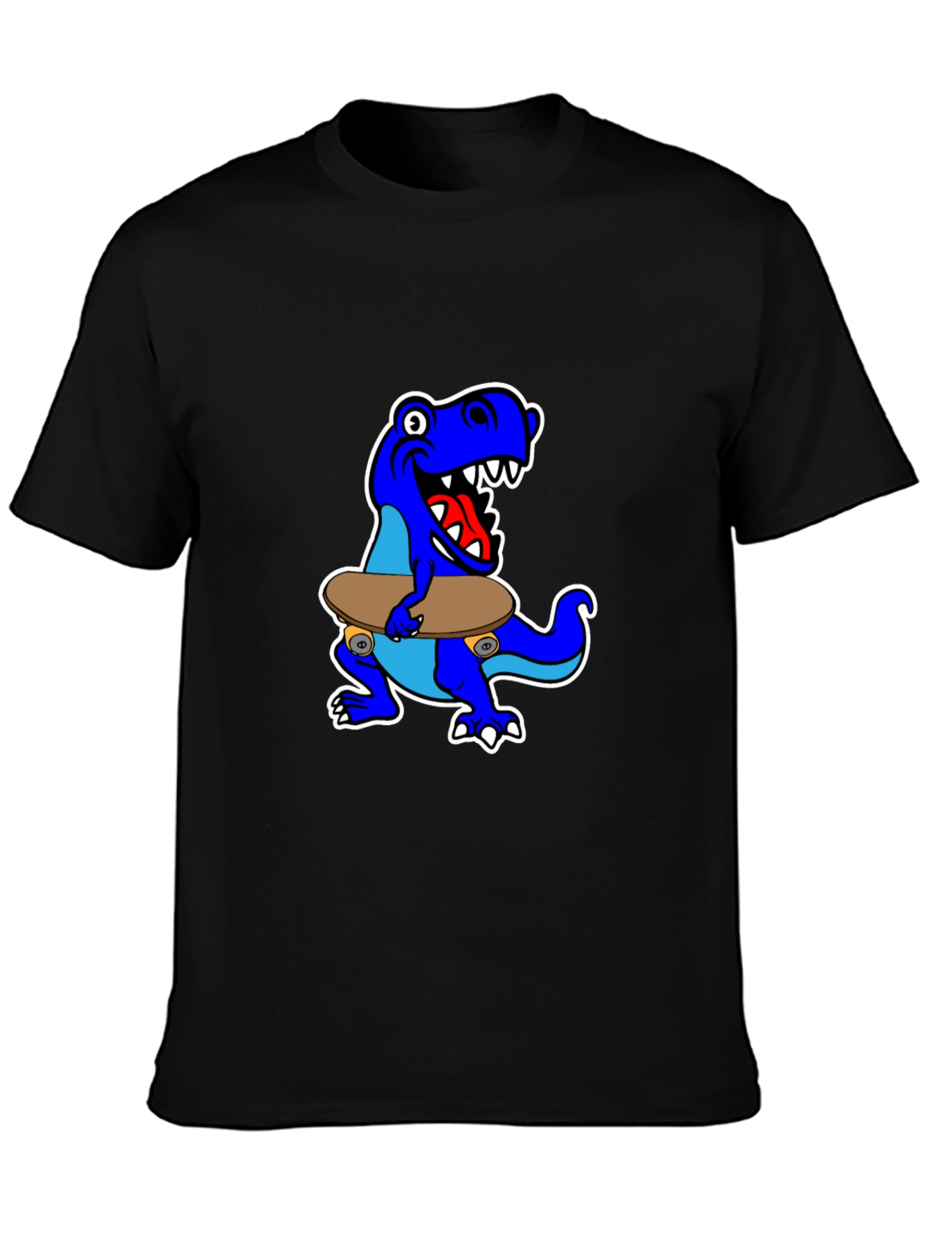 Dino Skateboarder Graphic Tee - Cool & Fun