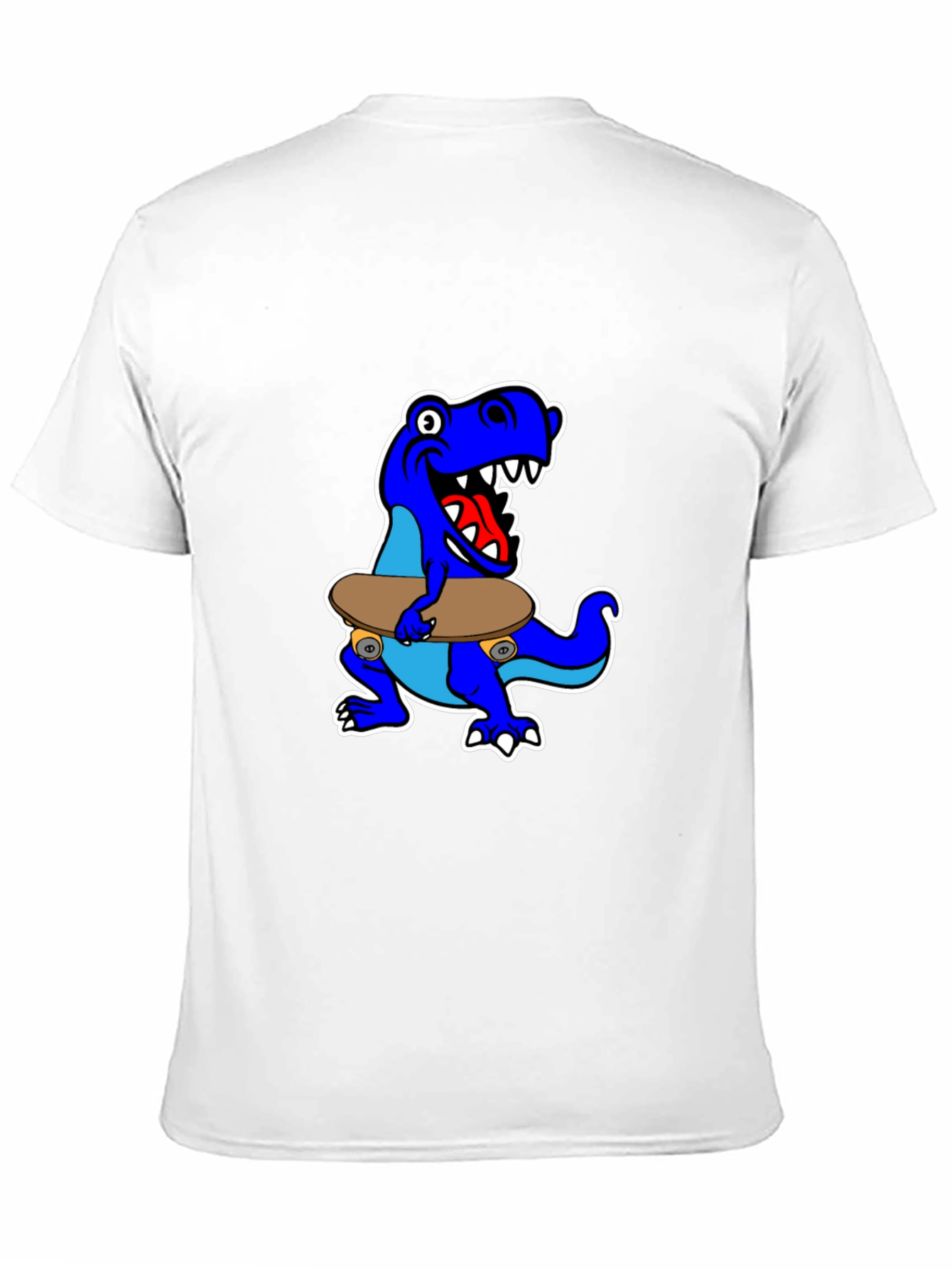Dino Skateboarder Graphic Tee - Cool & Fun