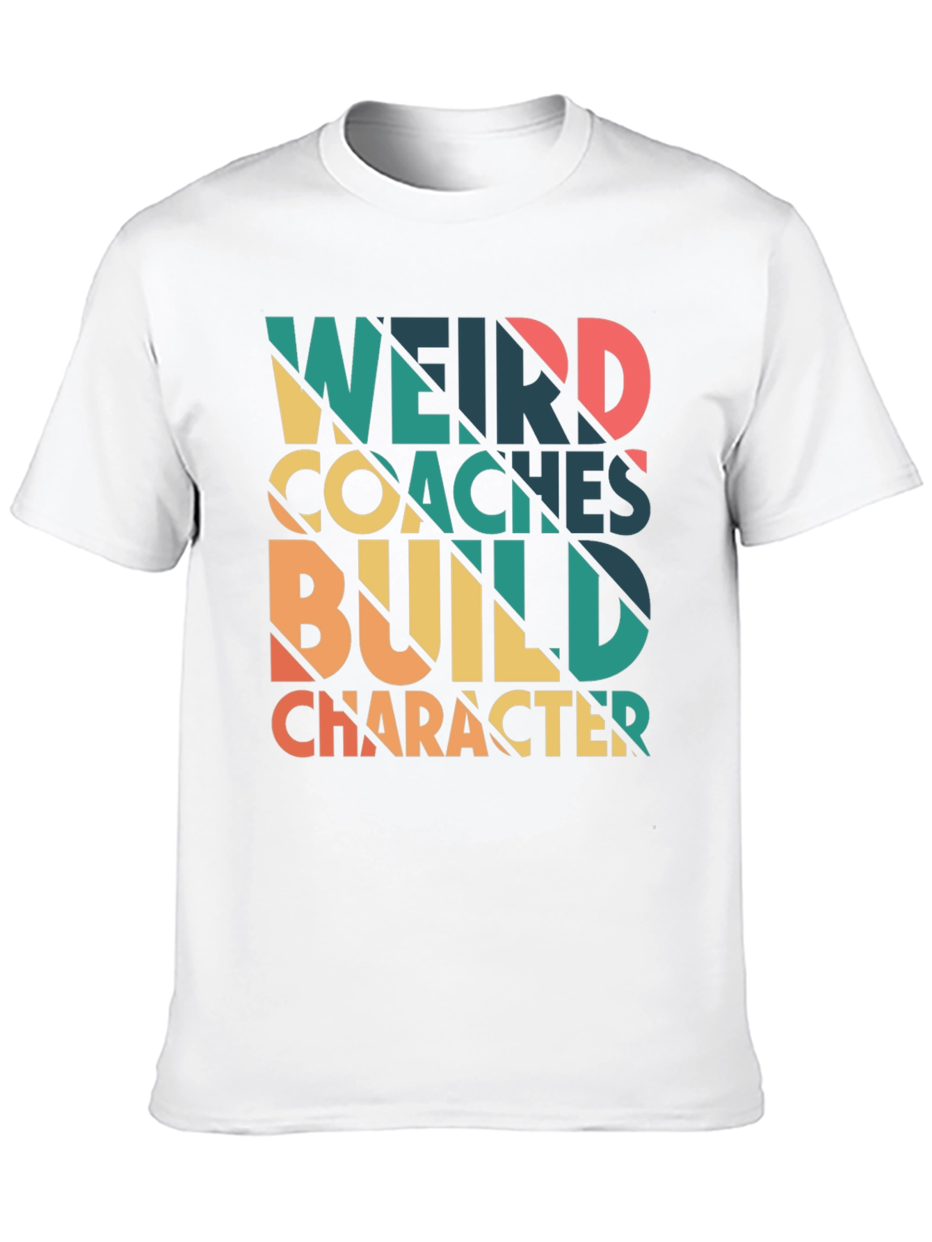 Weird Coaches Build Character Graphic Tee - Black