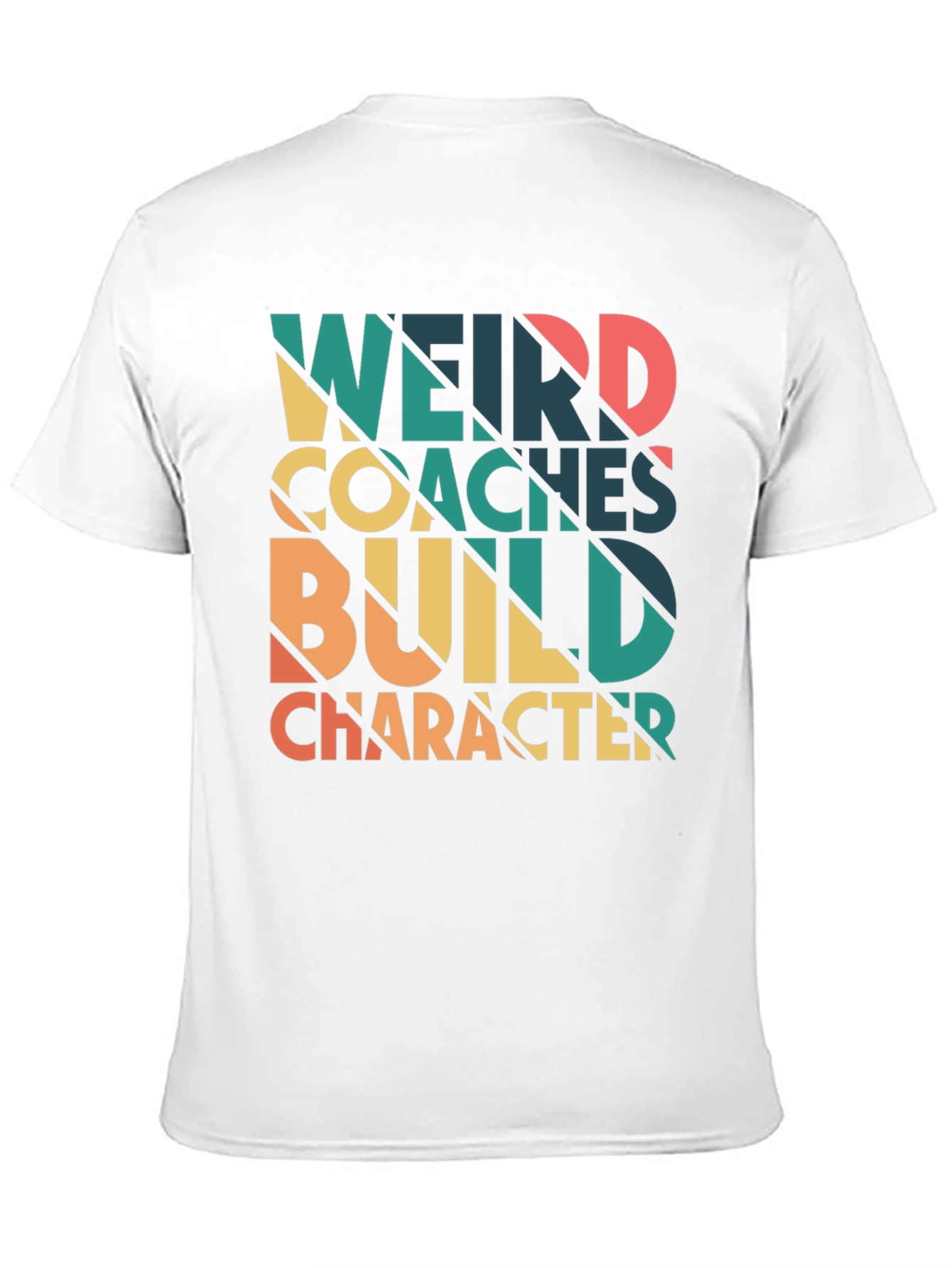 Weird Coaches Build Character Graphic Tee - Black