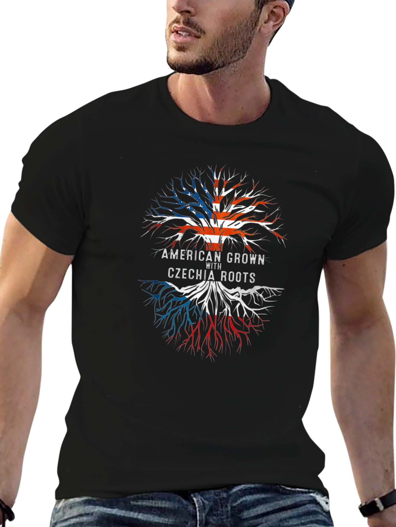 Czechia Roots American Grown T-Shirt