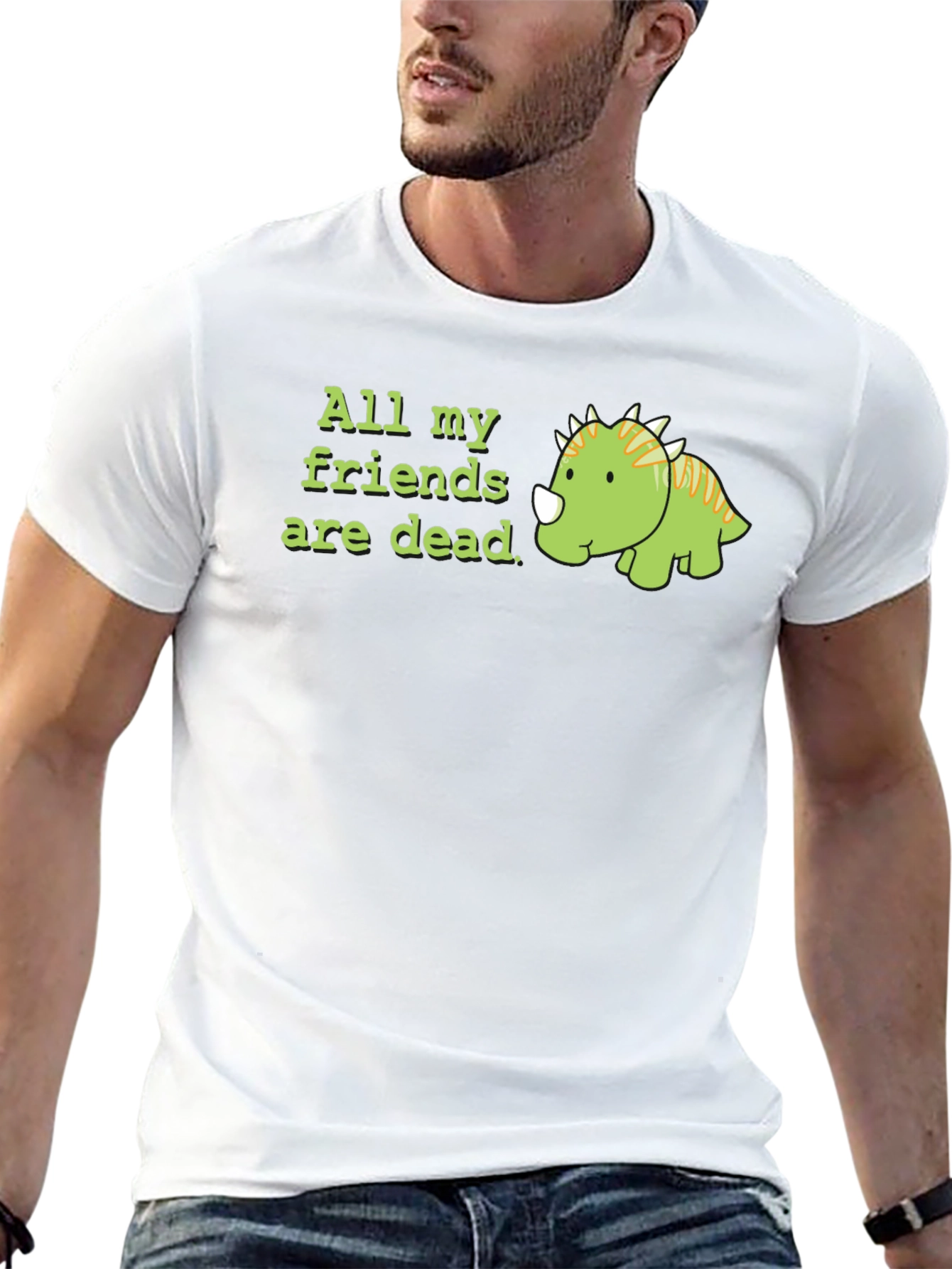 All My Friends Are Dead Dino T-Shirt