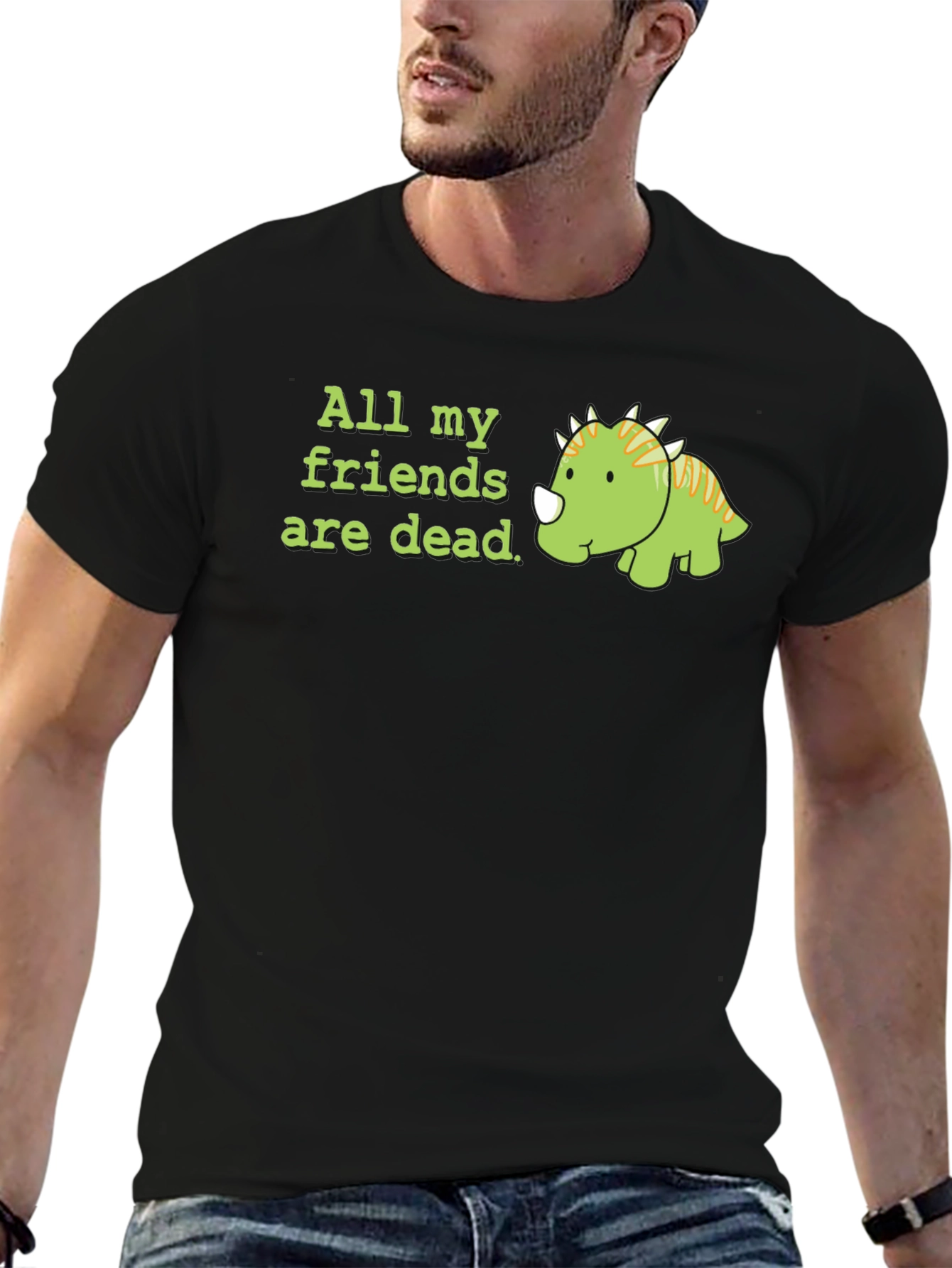 All My Friends Are Dead Dino T-Shirt
