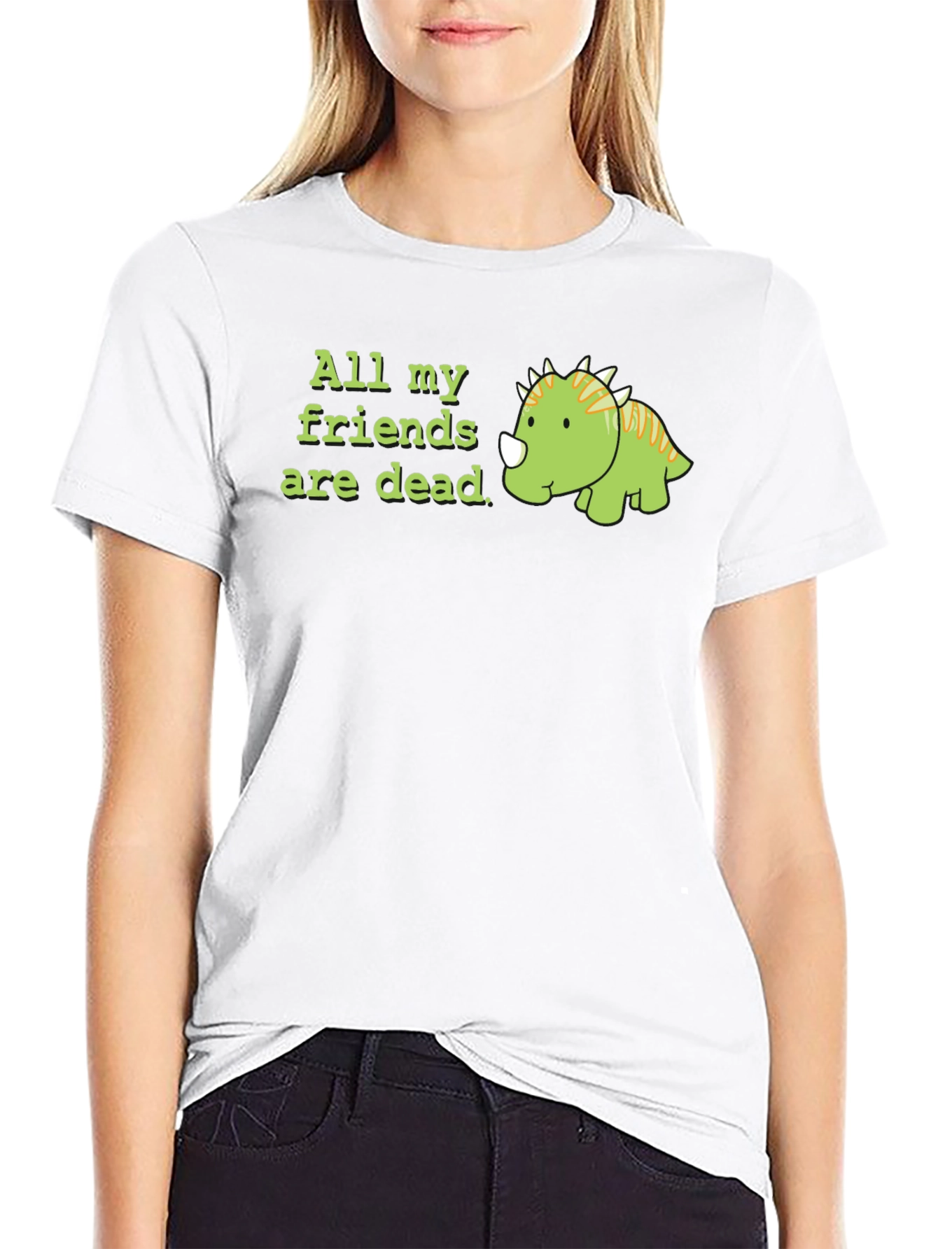 All My Friends Are Dead Dino T-Shirt