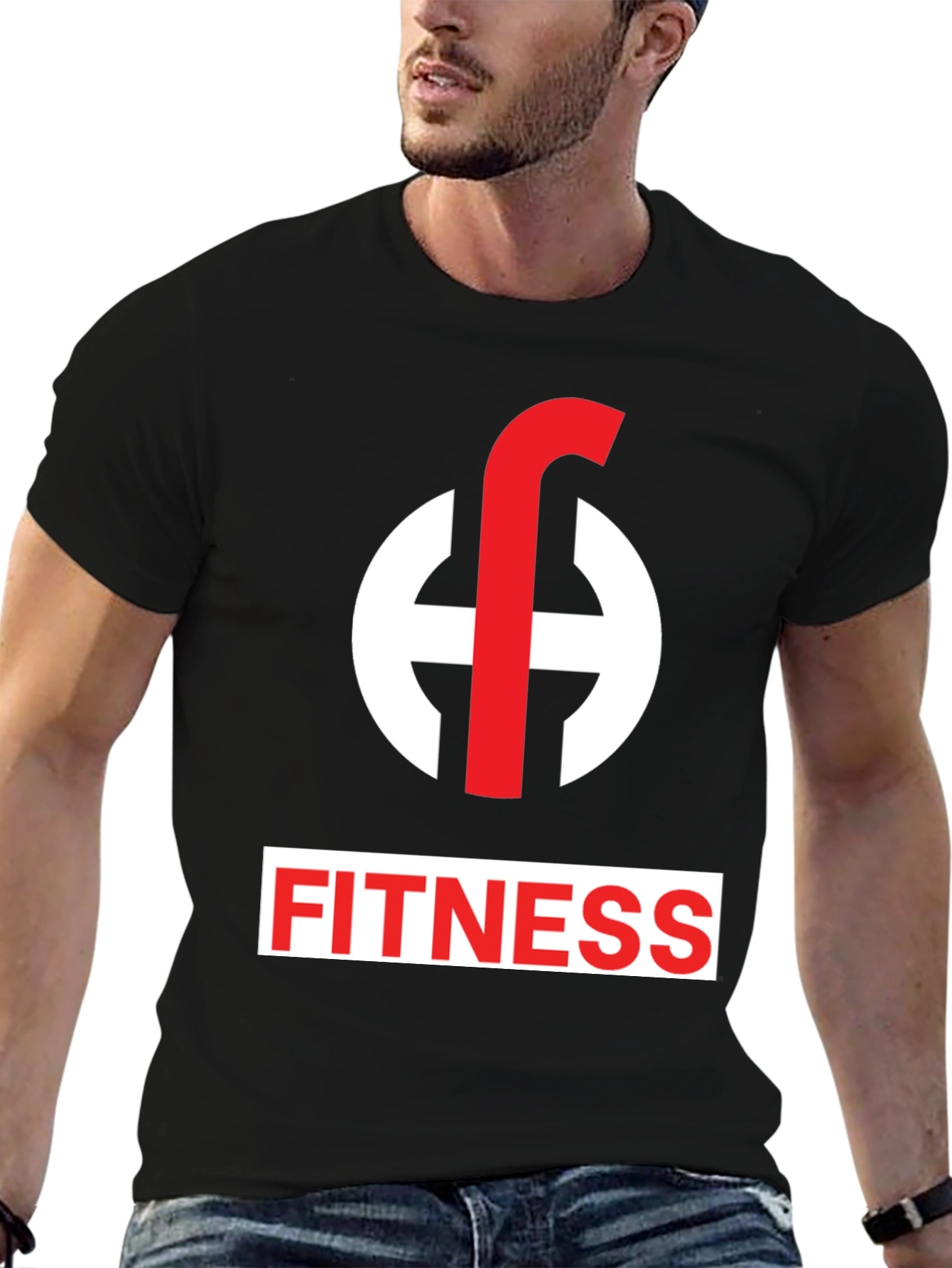 Fitness Graphic Tee - Stylish Workout Apparel