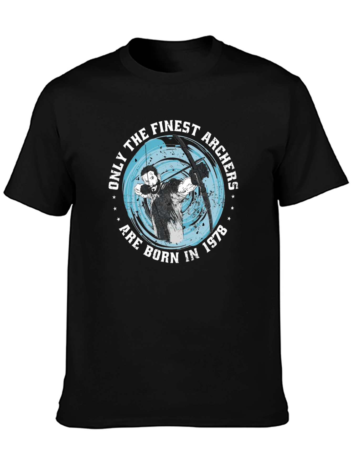 Finest Archers Born in 1978 Black T-Shirt