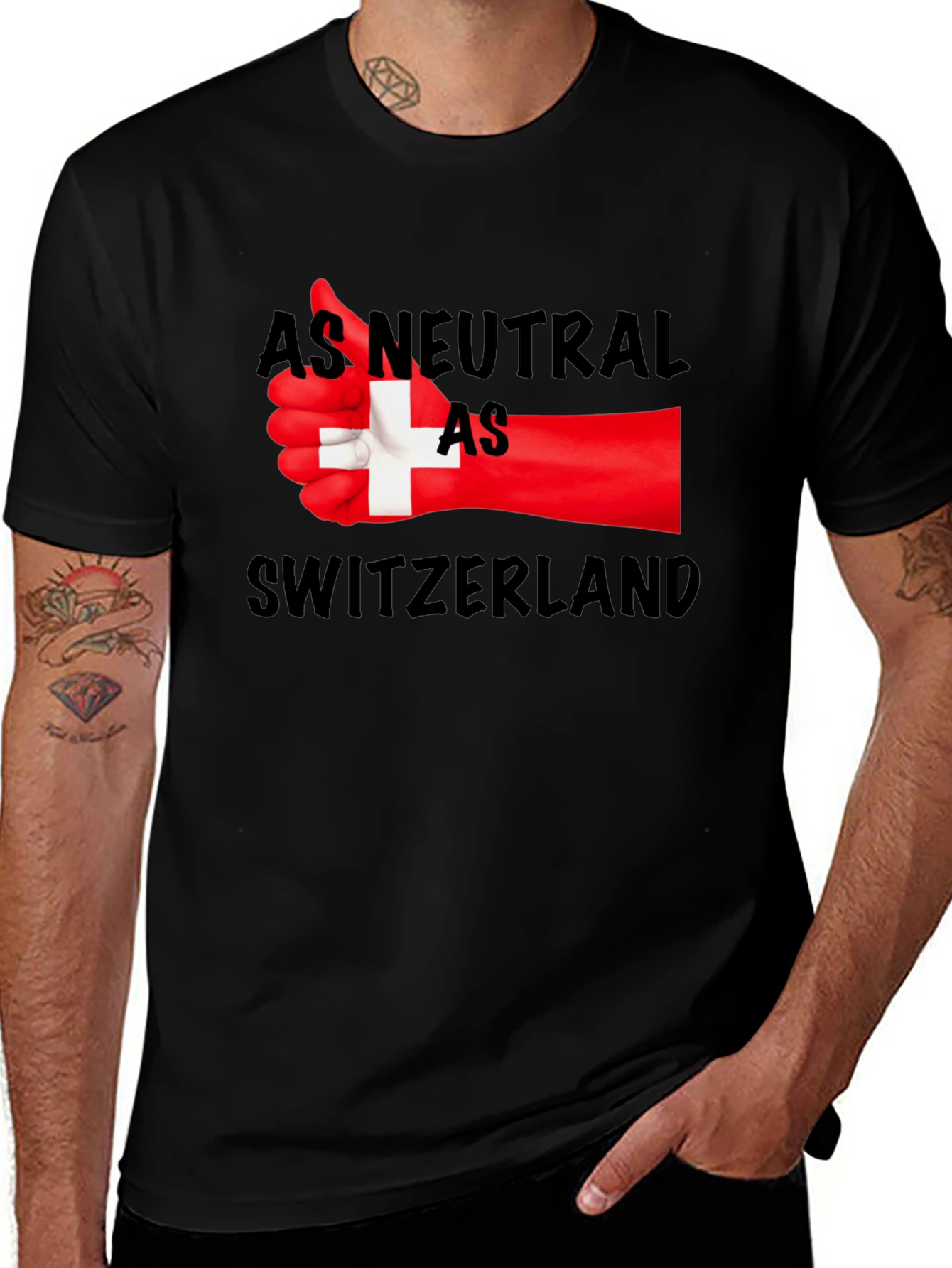 Neutral Like Switzerland Graphic Tee