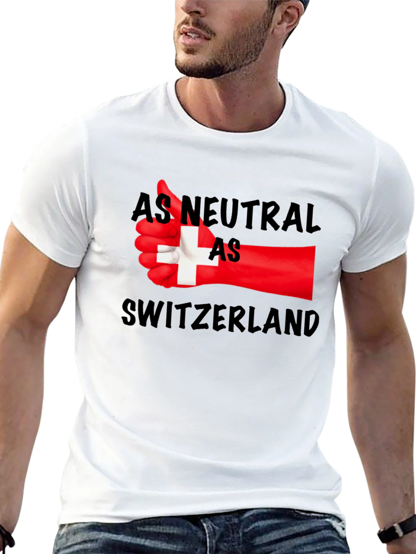 Neutral Like Switzerland Graphic Tee