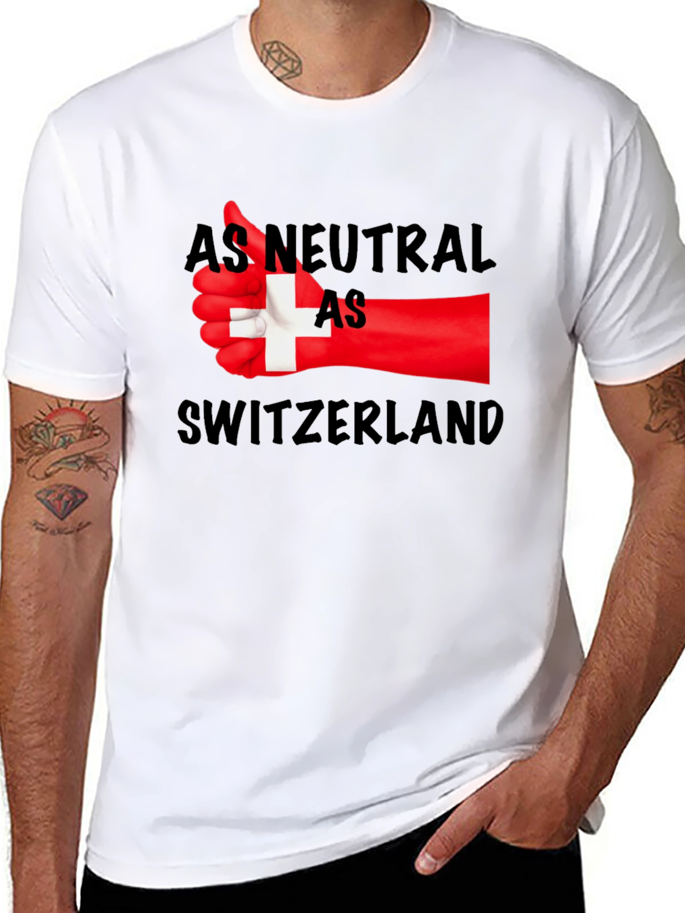 Neutral Like Switzerland Graphic Tee
