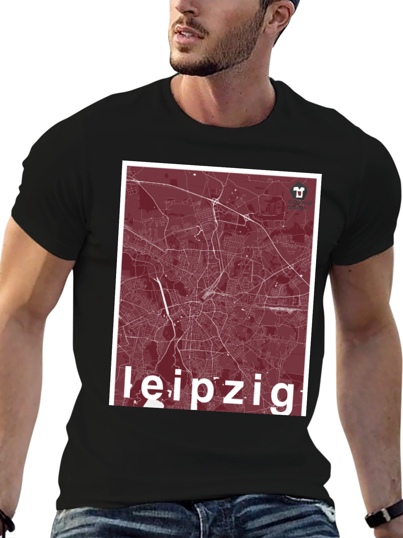 Leipzig Map T-Shirt - Cityscape Souvenir Tee